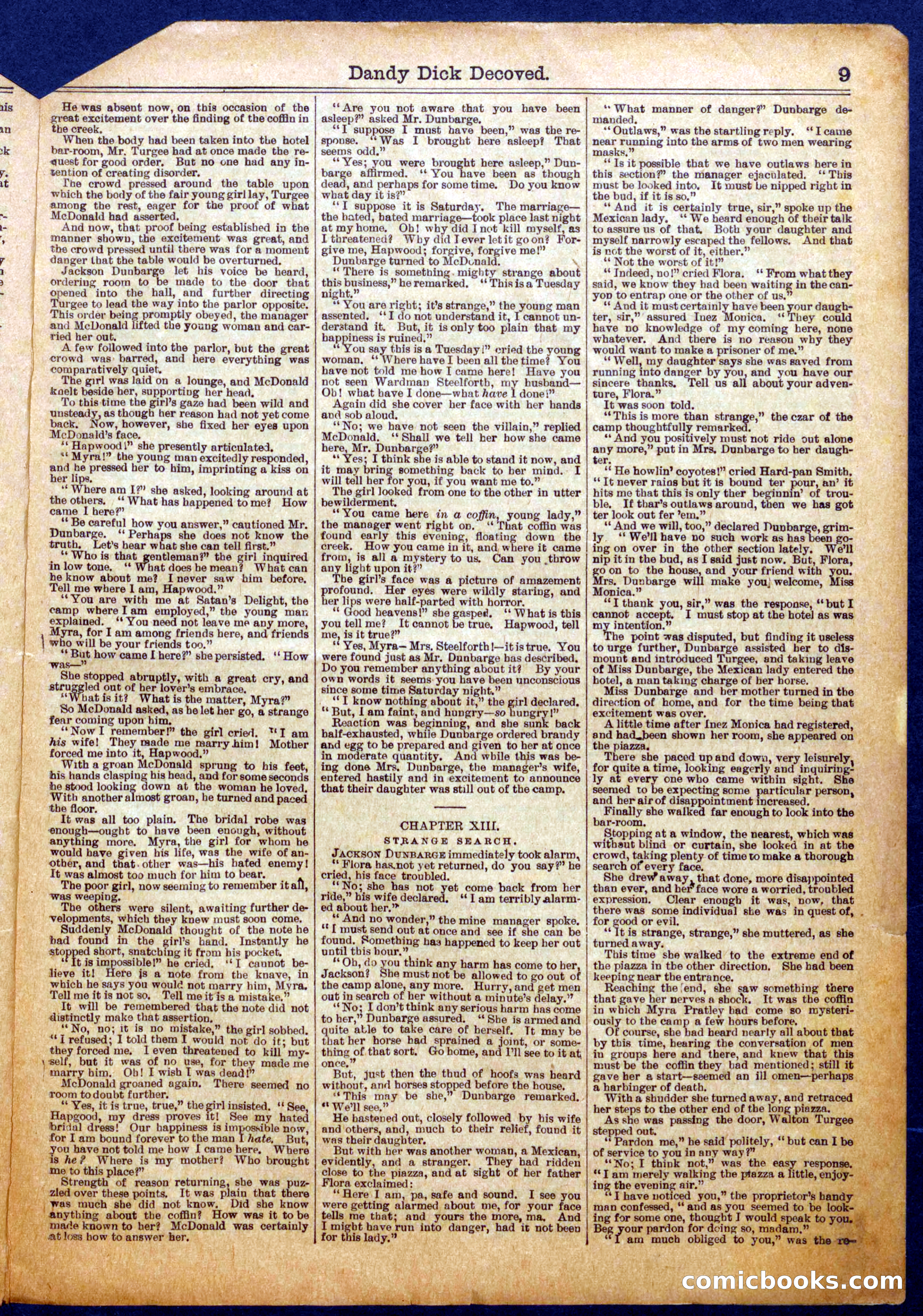 Beadle's Half Dime Library No. 1064 — page 9 of 16