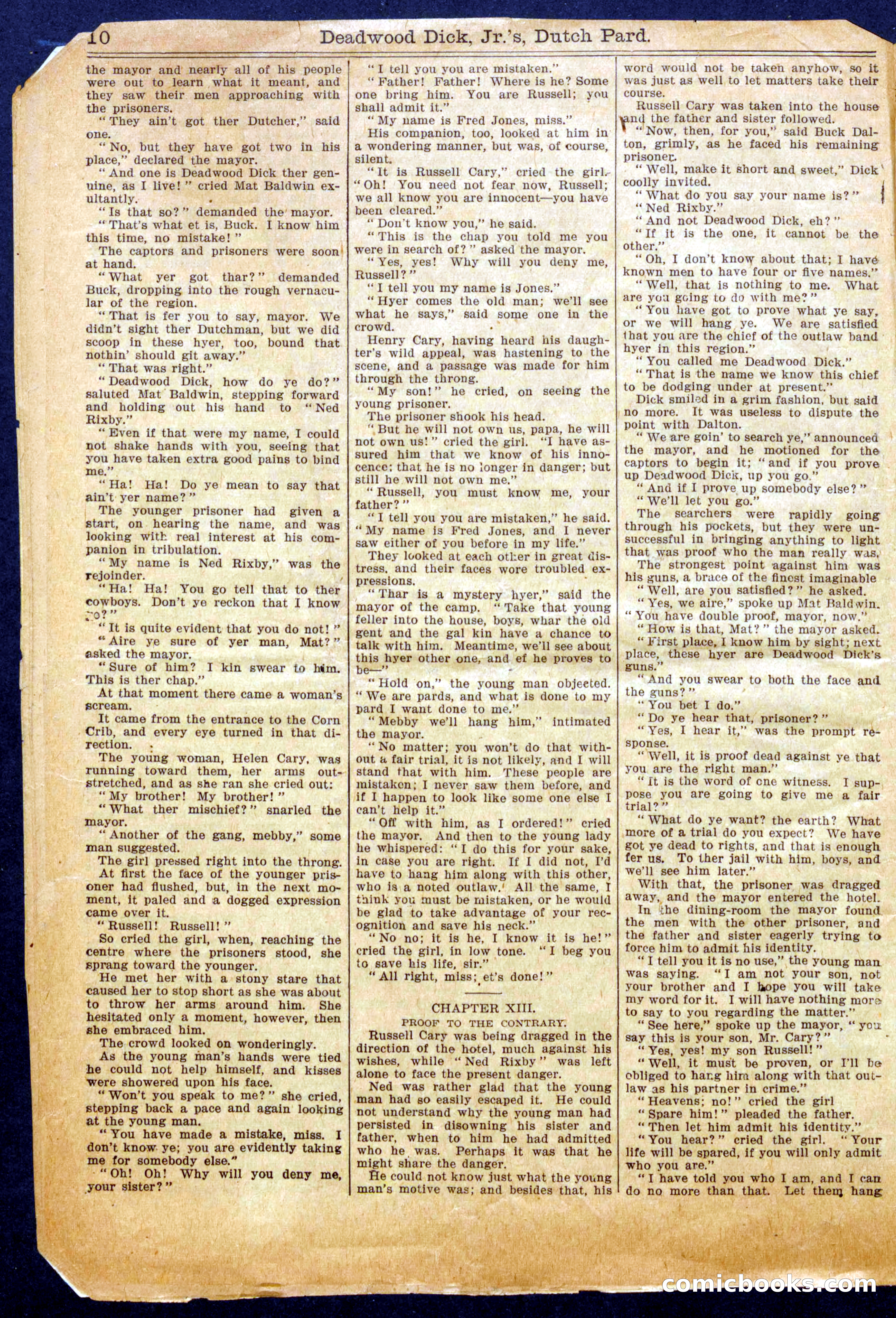 Beadle's Half Dime Library No. 1011 — page 10 of 16