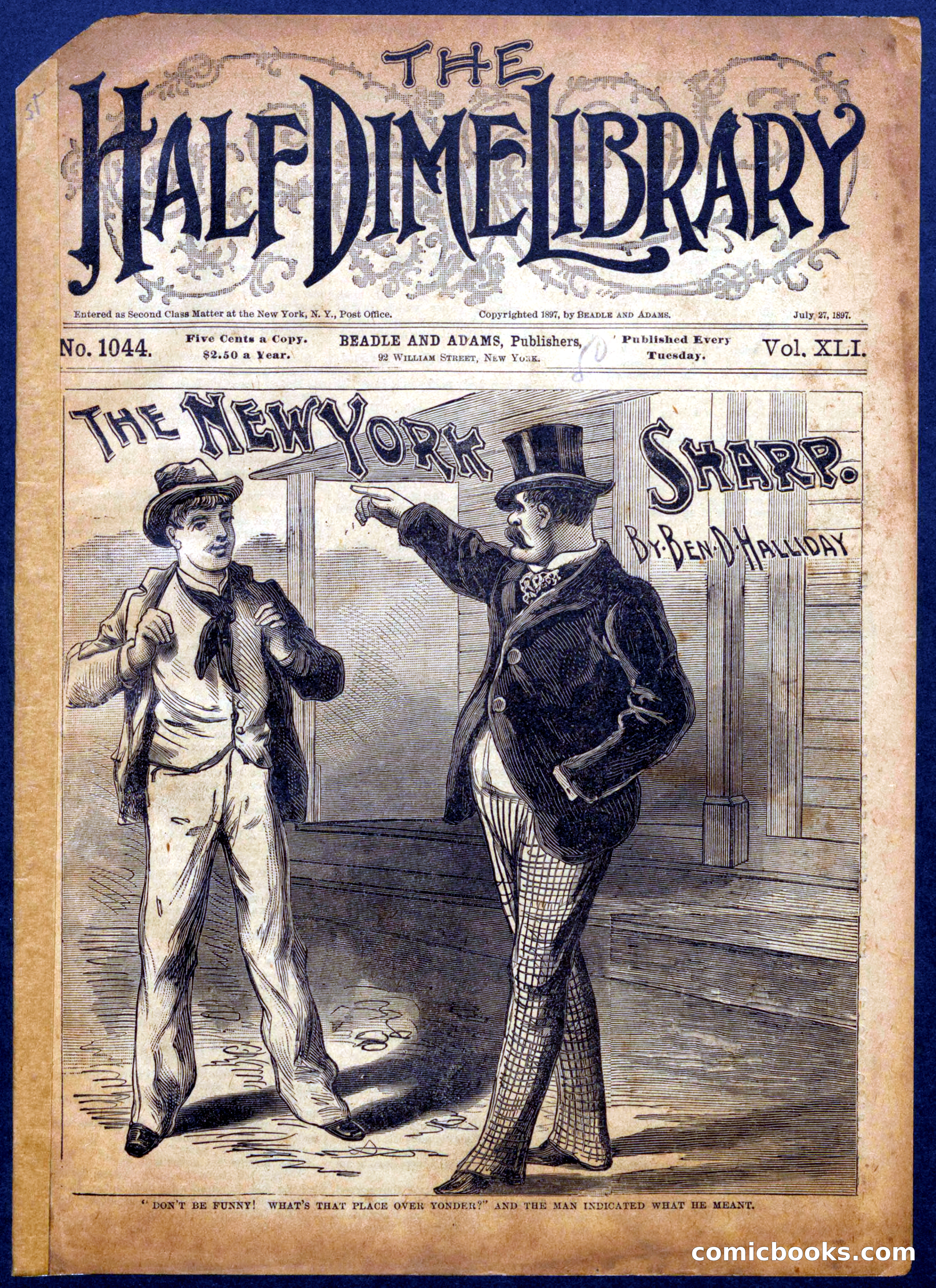 The New York Shark by Brander Halliday — page 1 of 16
