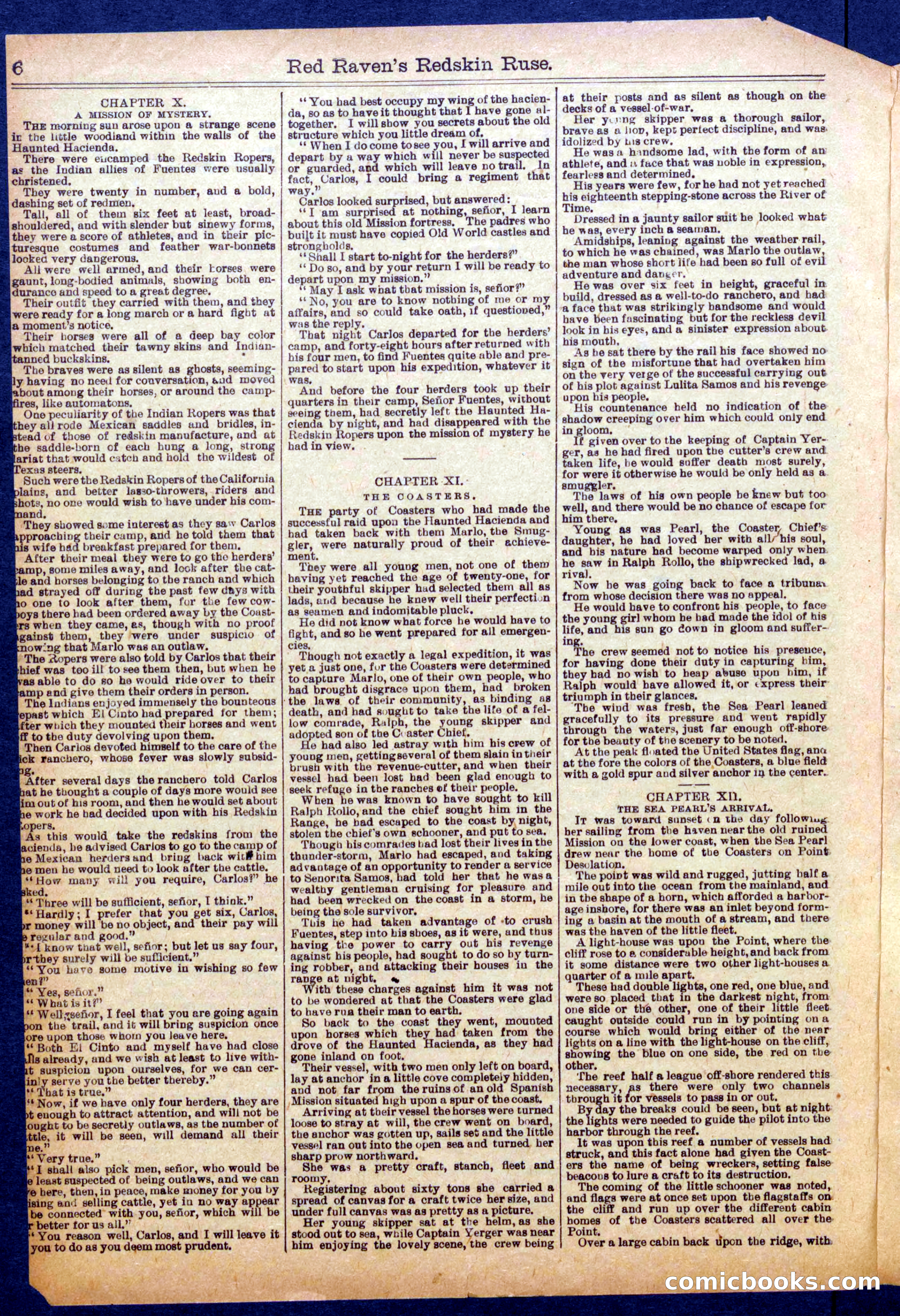 Beadle's Half Dime Library No. 1055 — page 6 of 16
