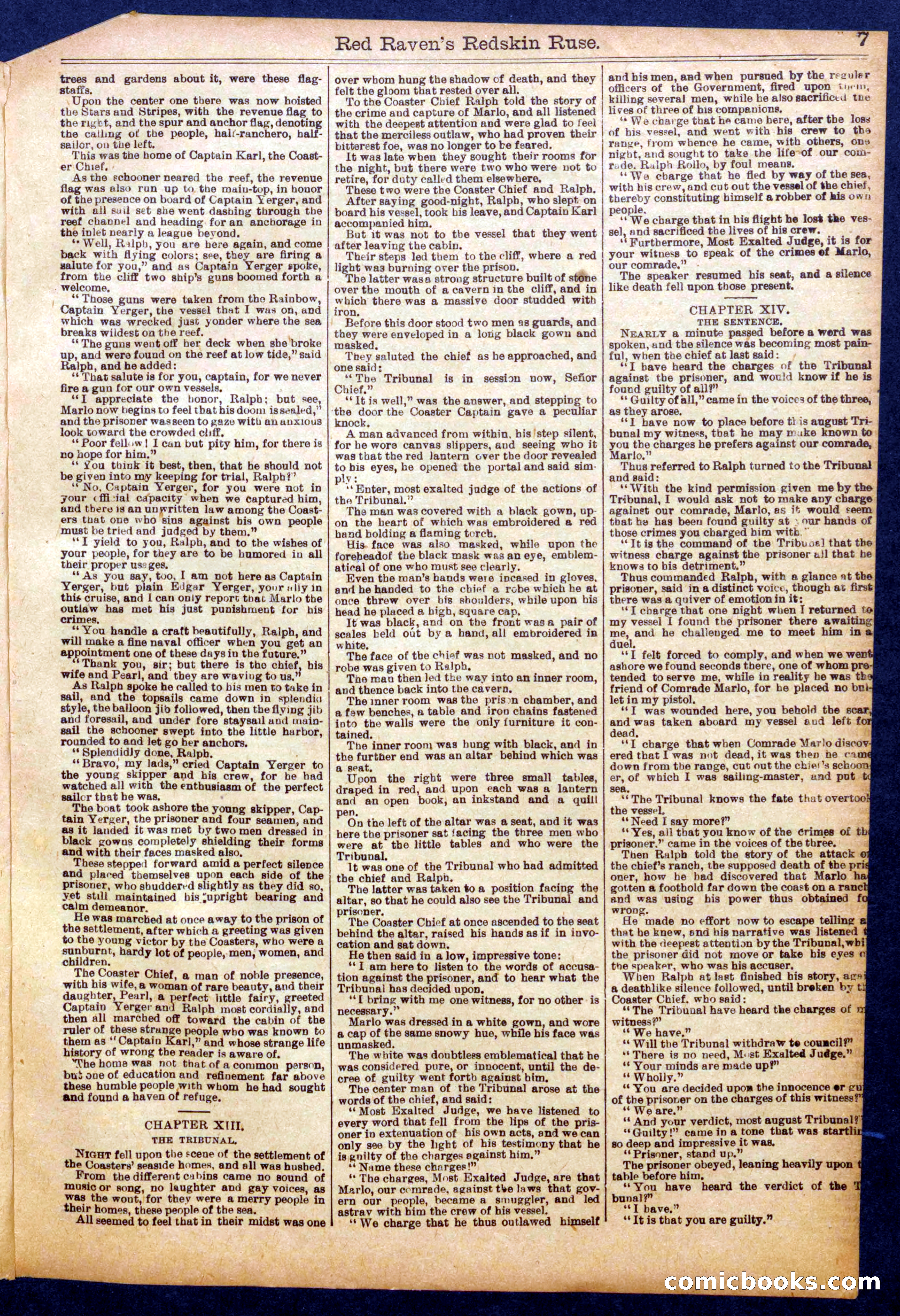 Beadle's Half Dime Library No. 1055 — page 7 of 16
