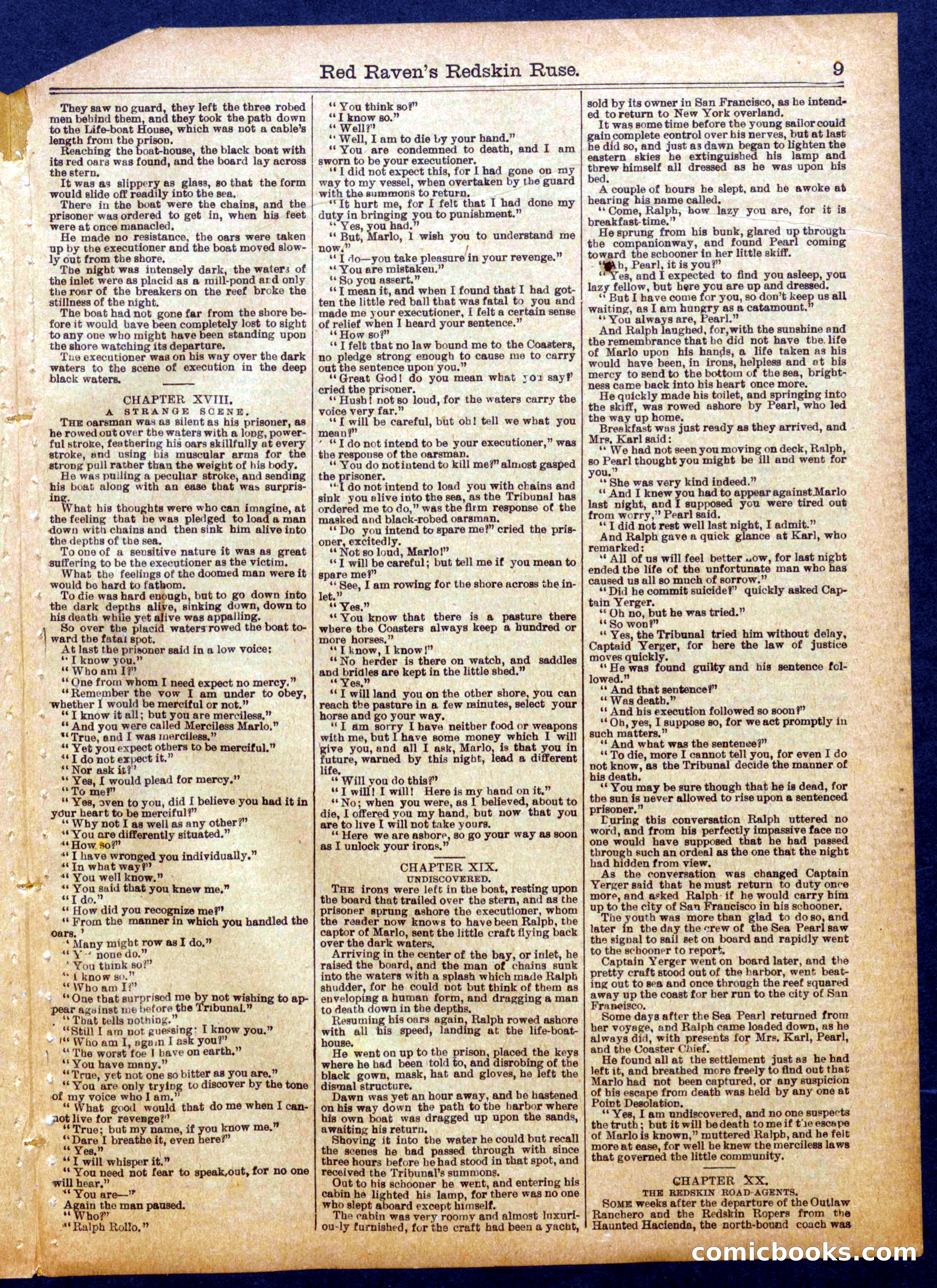 Beadle's Half Dime Library No. 1055 — page 9 of 16