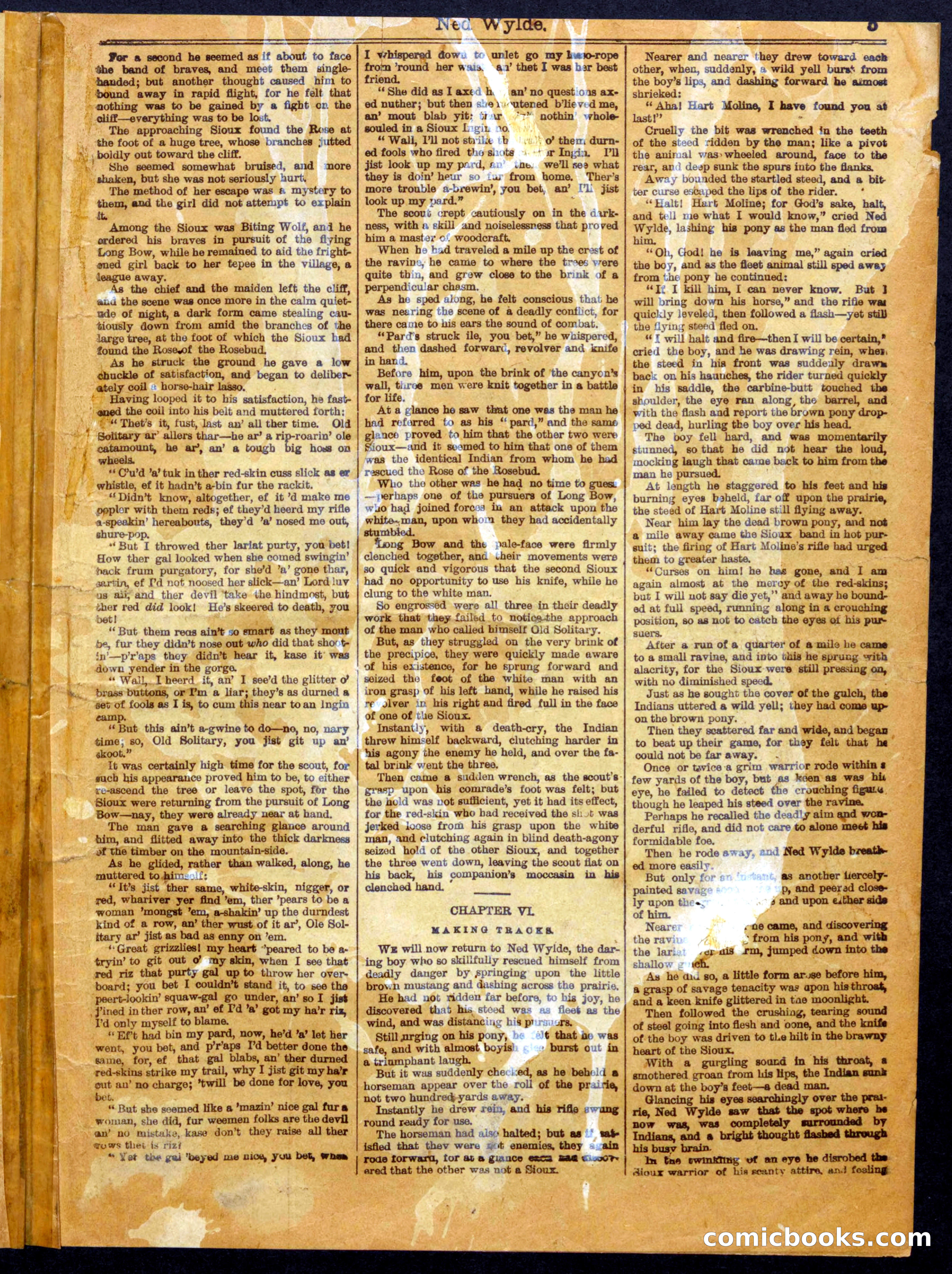 Beadle's Half Dime Library No. 1059 — page 5 of 16