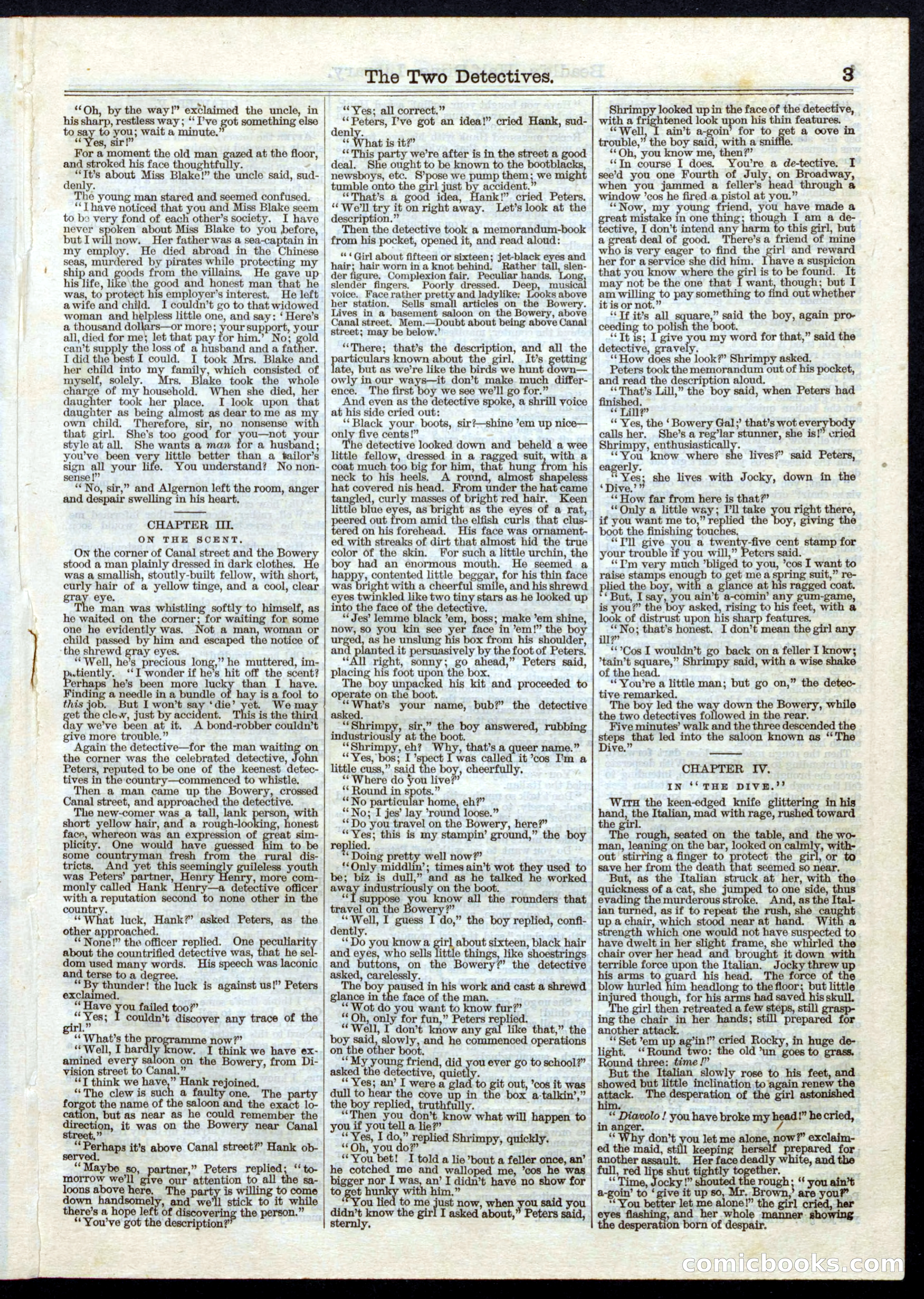 Beadle's Half Dime Library No. 11 — page 3 of 16