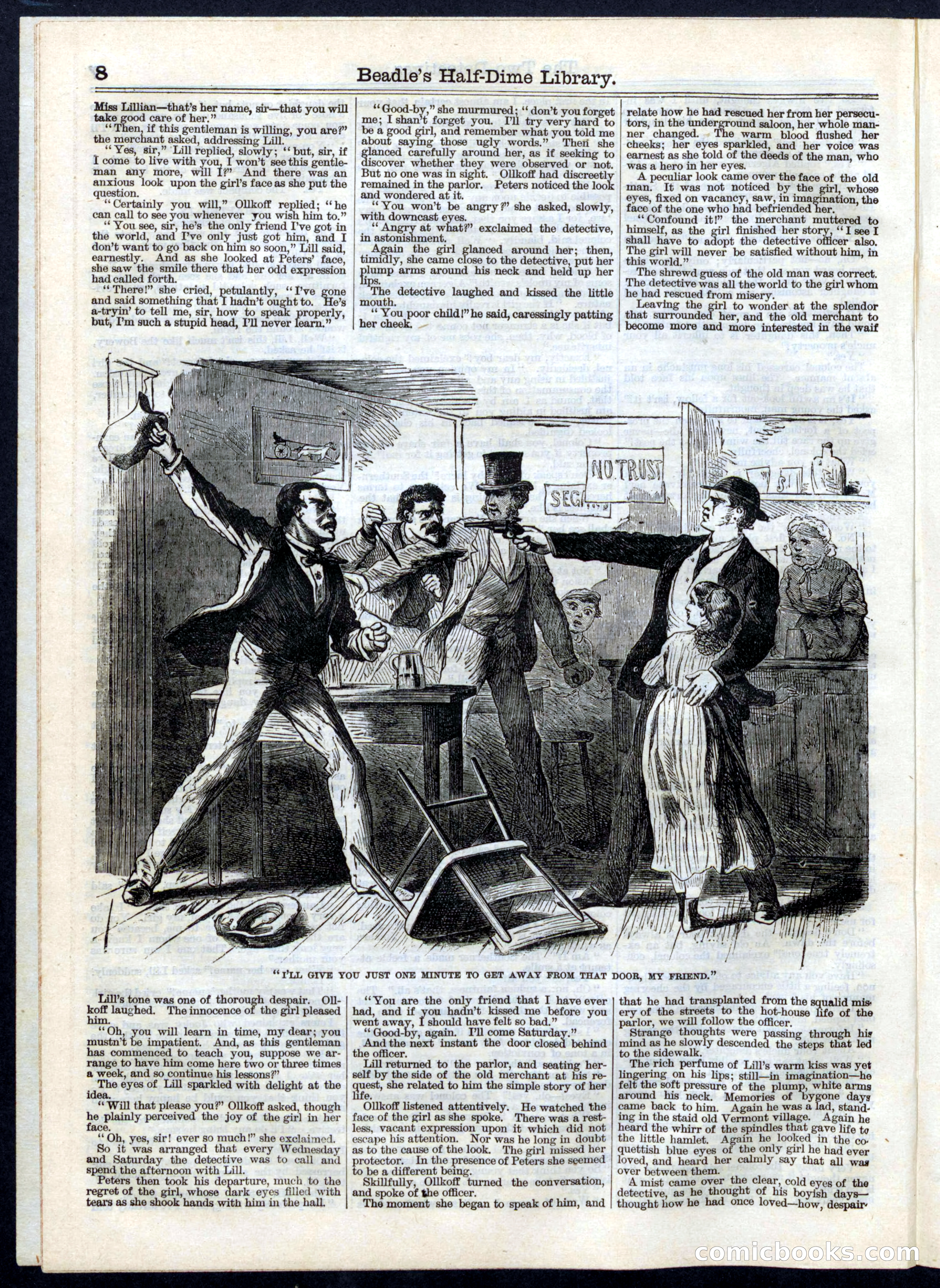 Beadle's Half Dime Library No. 11 — page 8 of 16