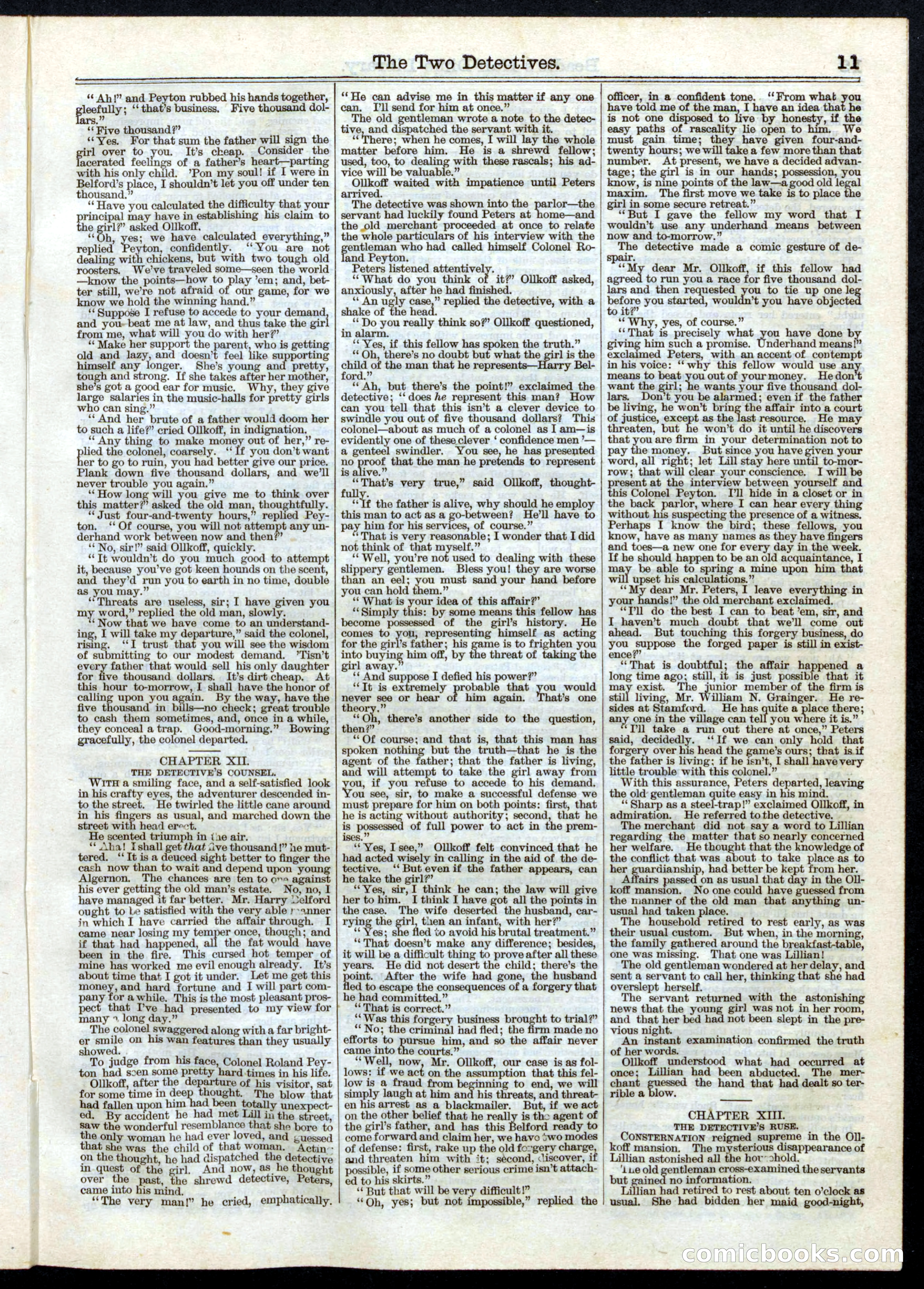 Beadle's Half Dime Library No. 11 — page 11 of 16