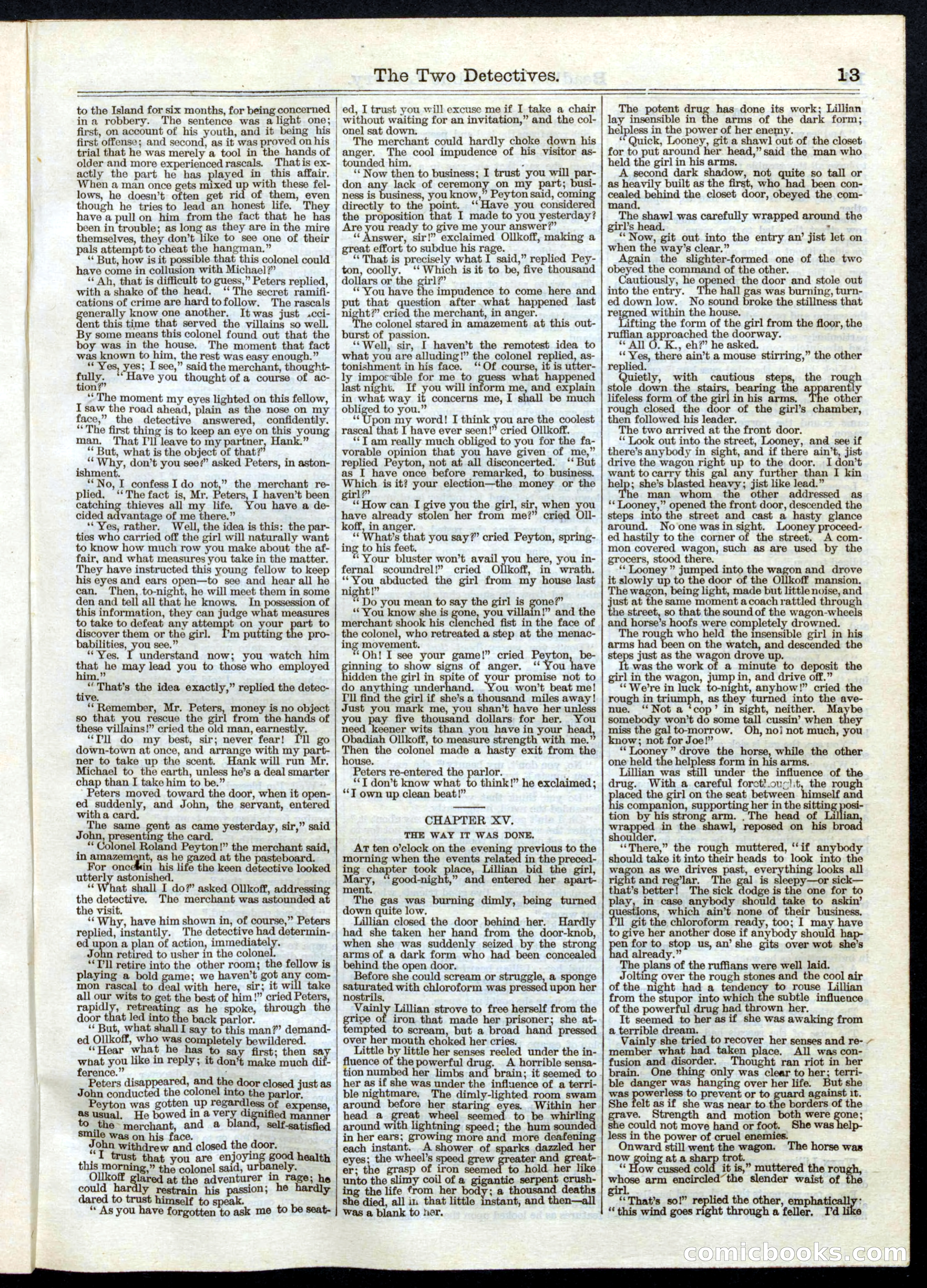Beadle's Half Dime Library No. 11 — page 13 of 16
