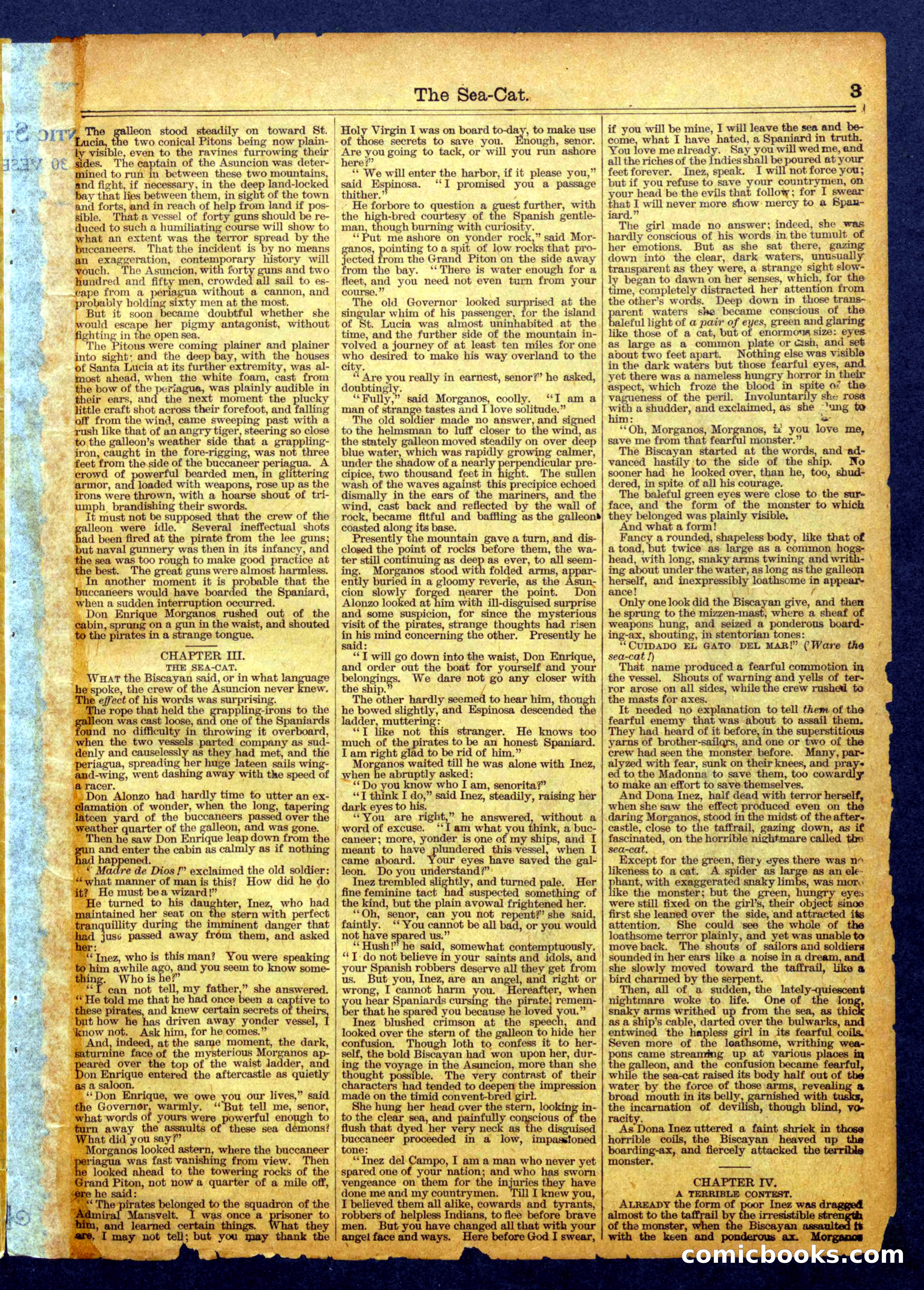 Beadle's Half Dime Library No. 1109 — page 3 of 16