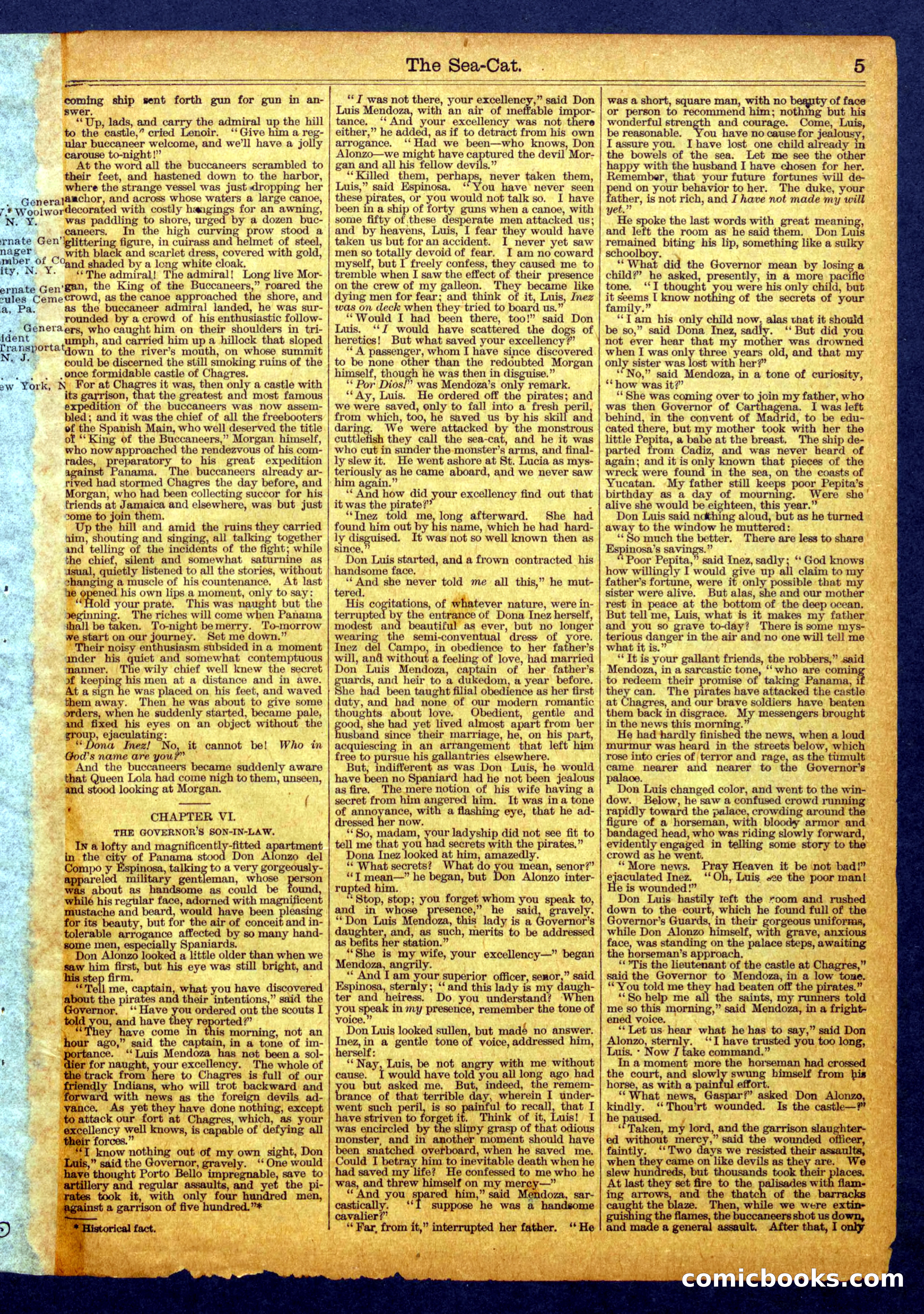 Beadle's Half Dime Library No. 1109 — page 5 of 16