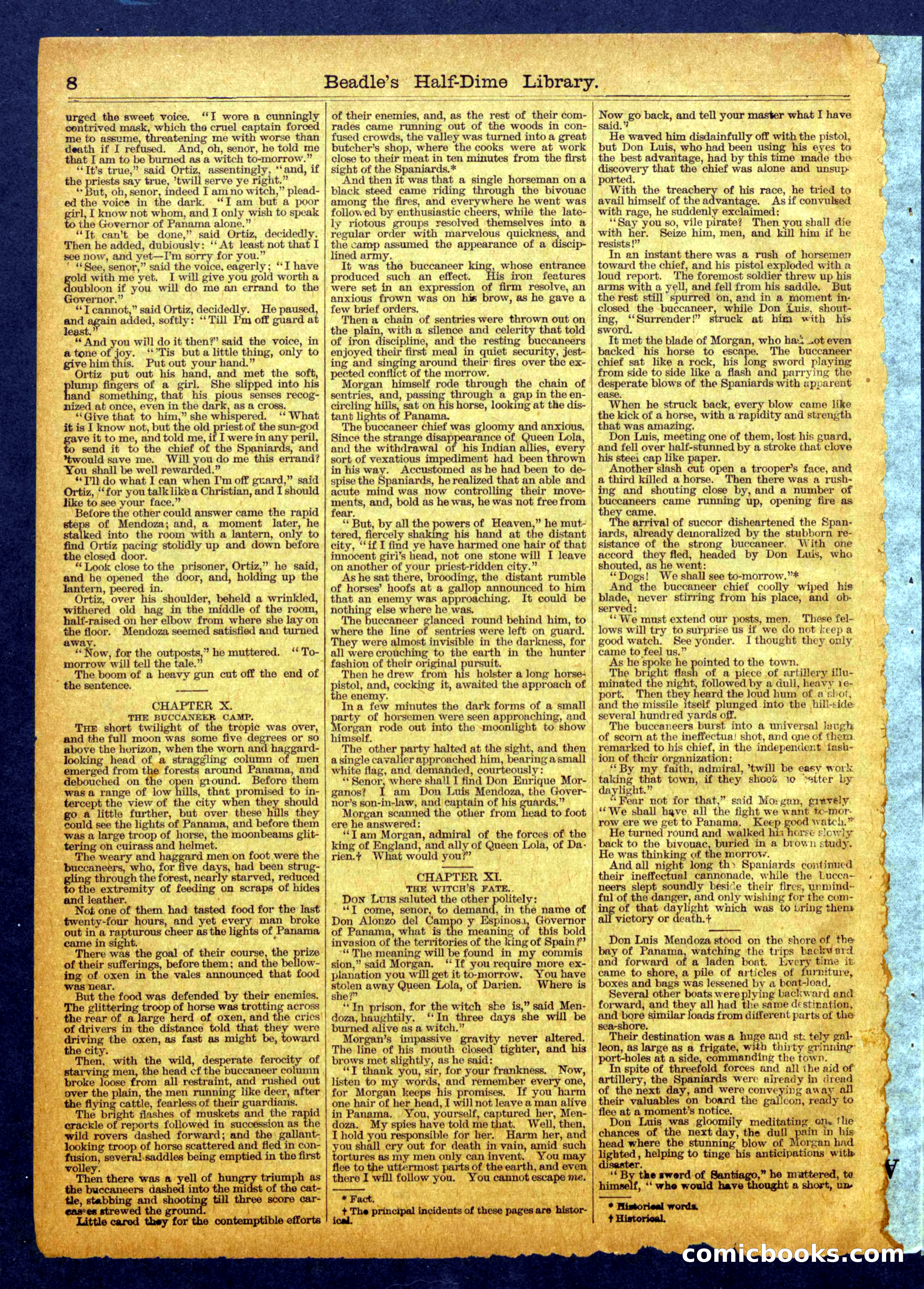 Beadle's Half Dime Library No. 1109 — page 8 of 16