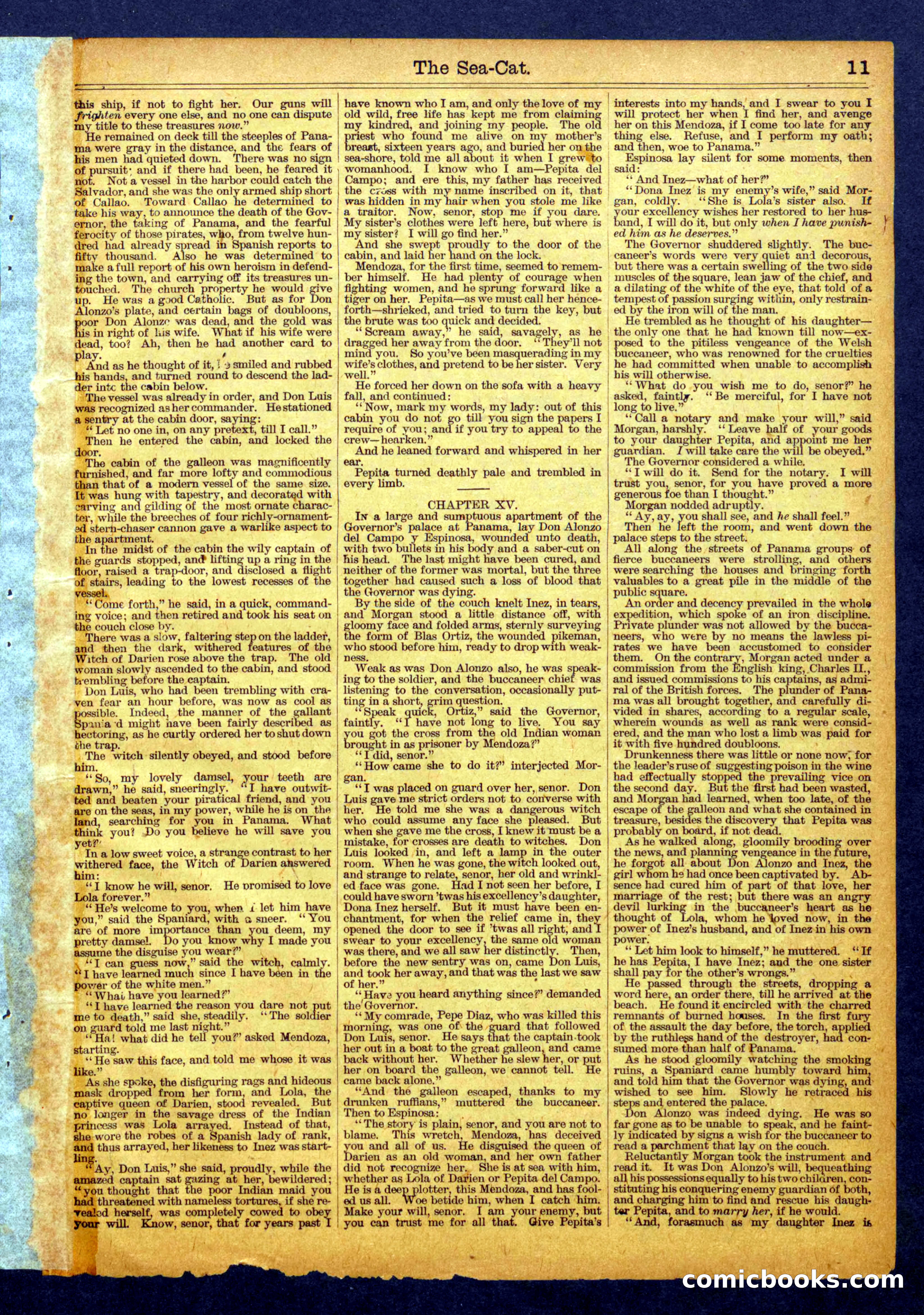 Beadle's Half Dime Library No. 1109 — page 11 of 16