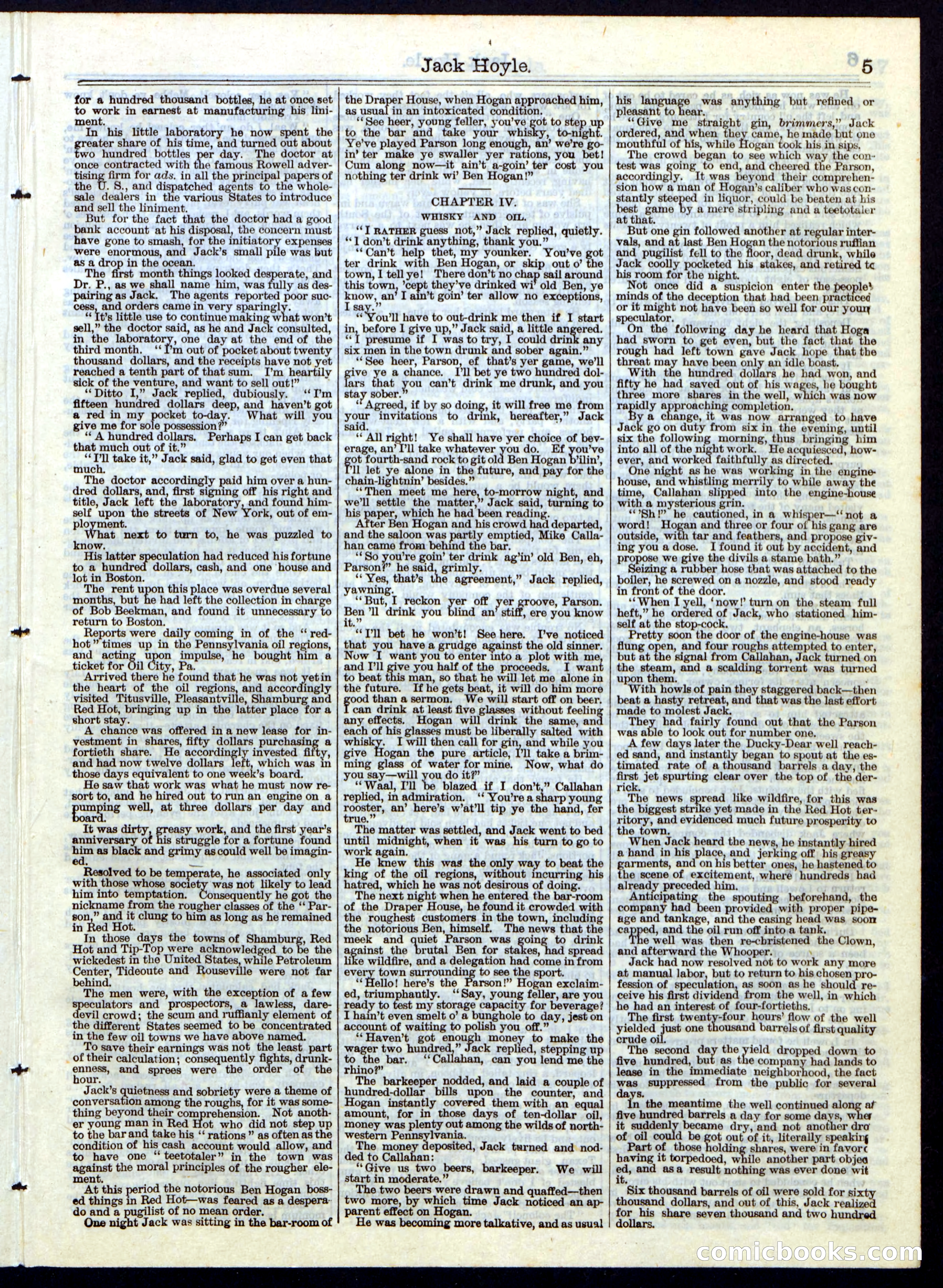 Beadle's Half Dime Library, No. 118 — page 5 of 16