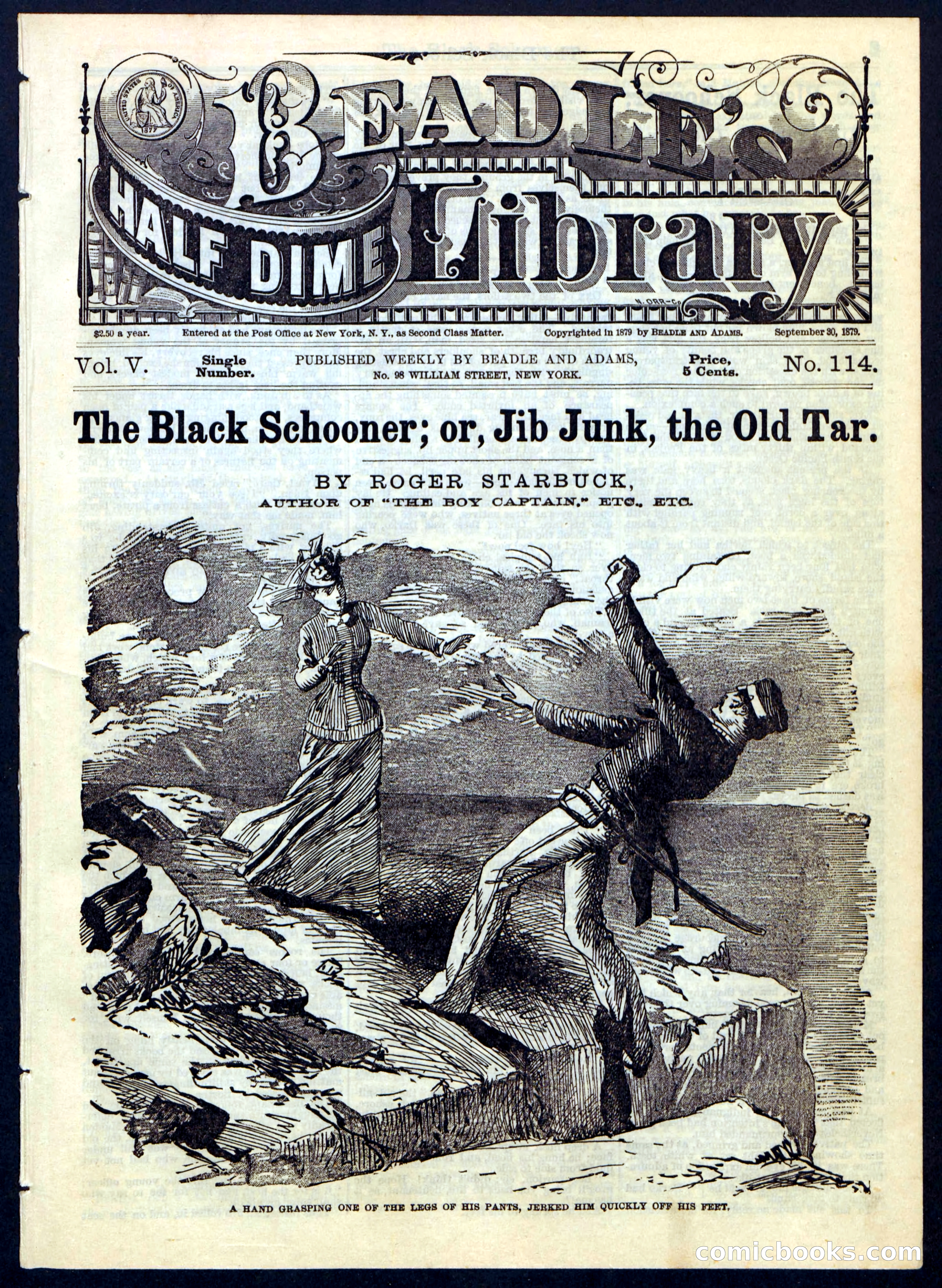 The Black Schooner; or, Jib Junk, the Old Tar — page 1 of 16