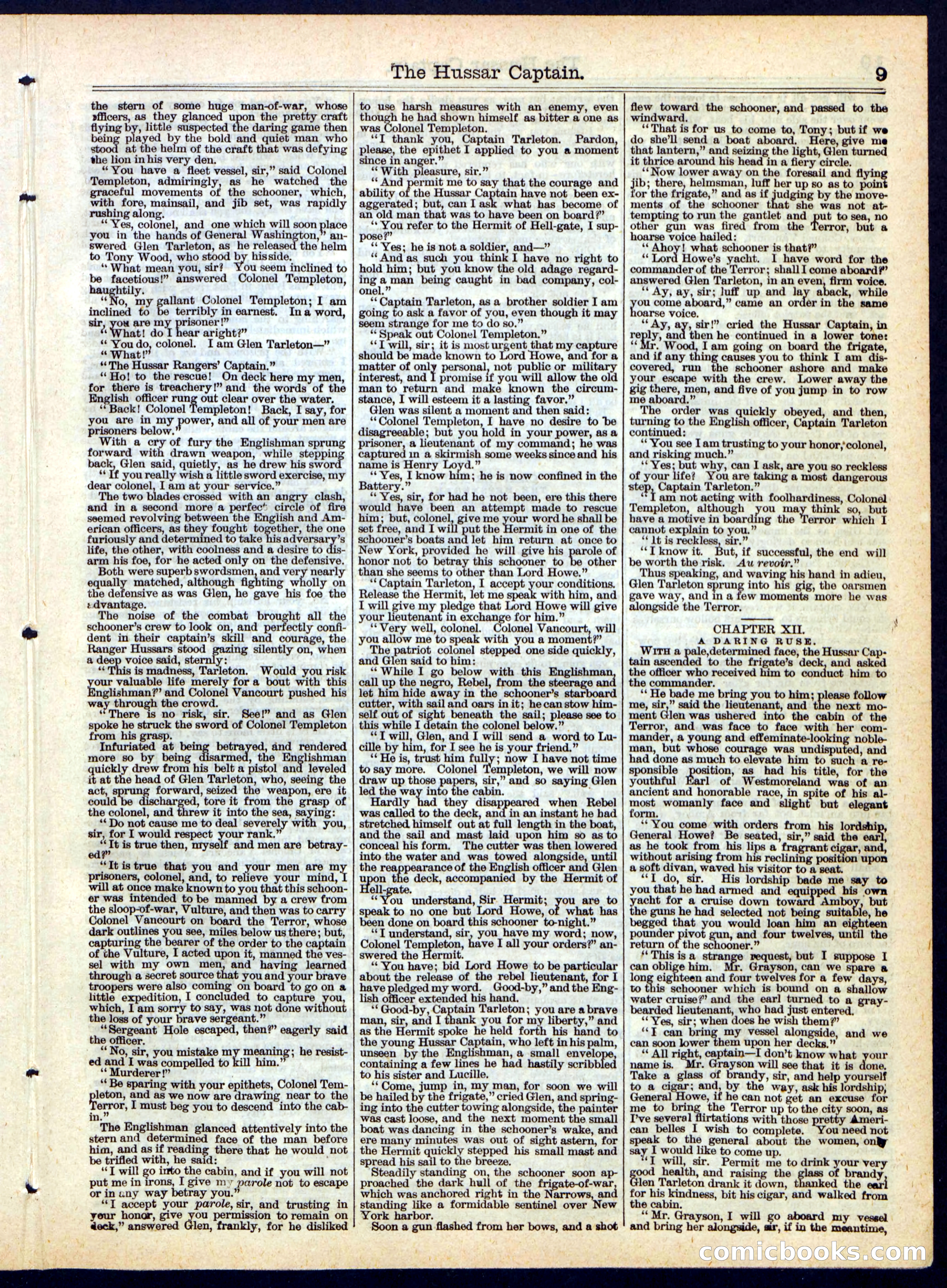 Beadle's Half Dime Library No. 116 — page 9 of 16