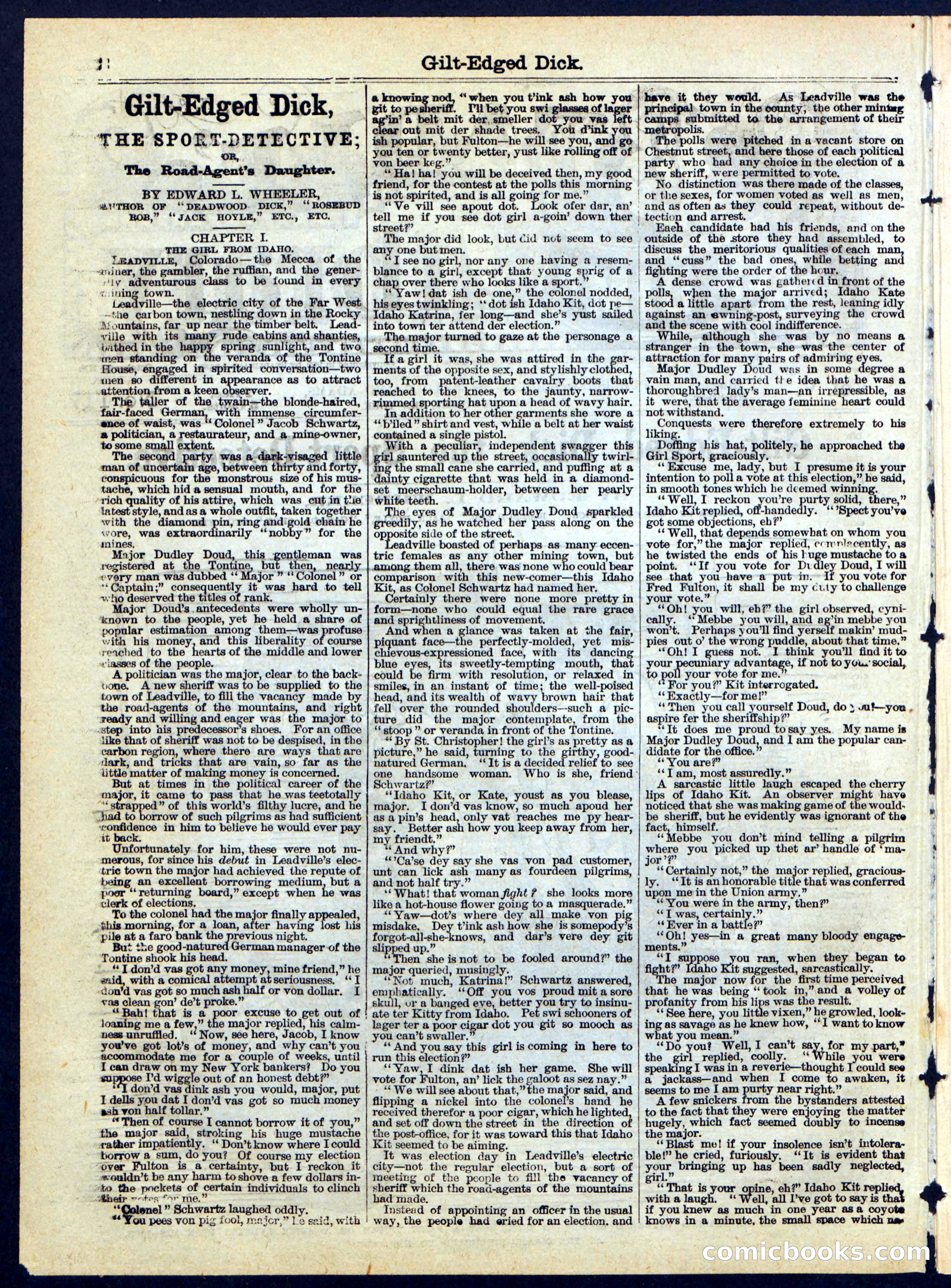 Beadle's Half Dime Library, No. 117 — page 2 of 16