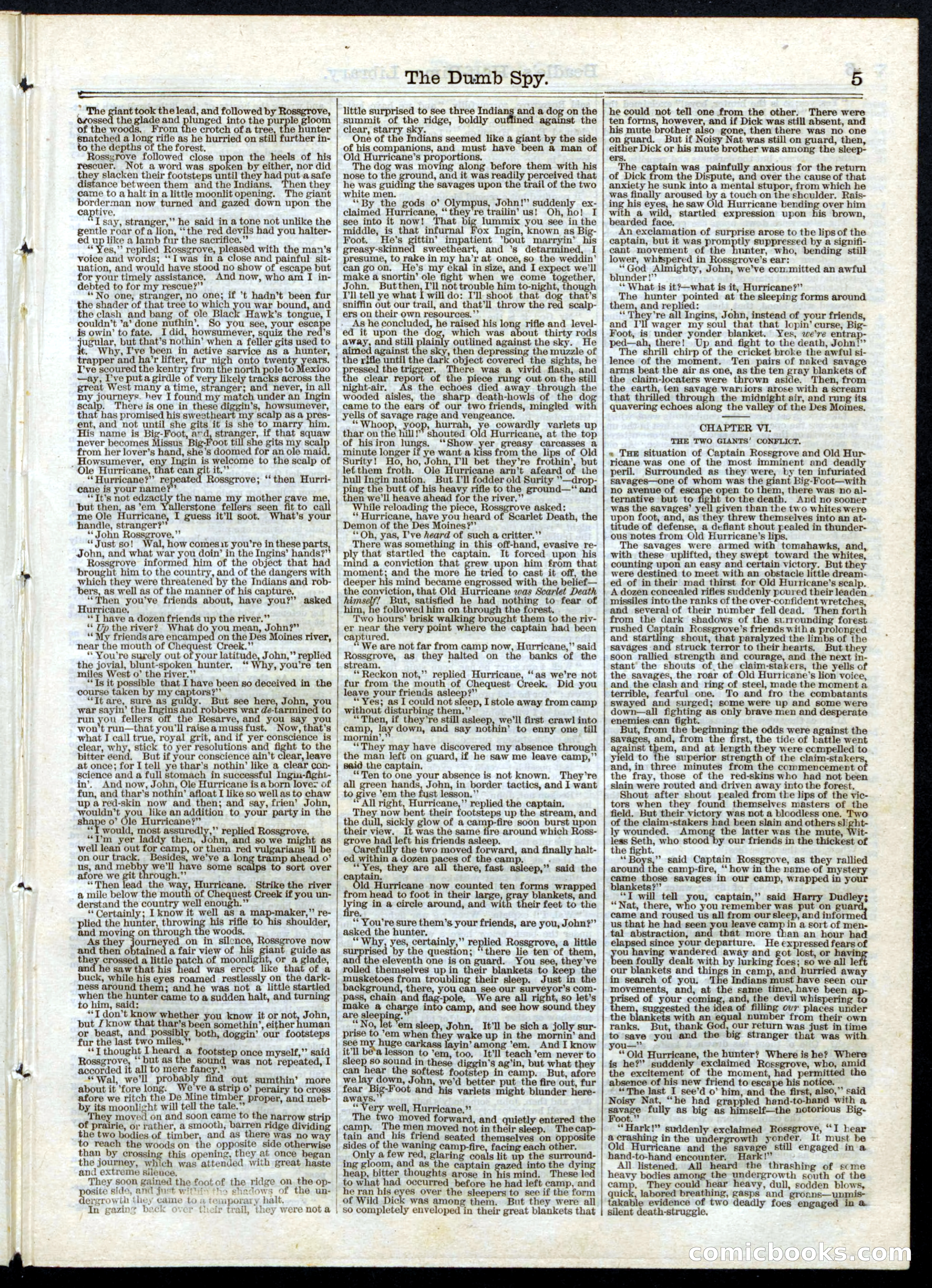 Beadle's Half Dime Library, No. 13 — page 5 of 20