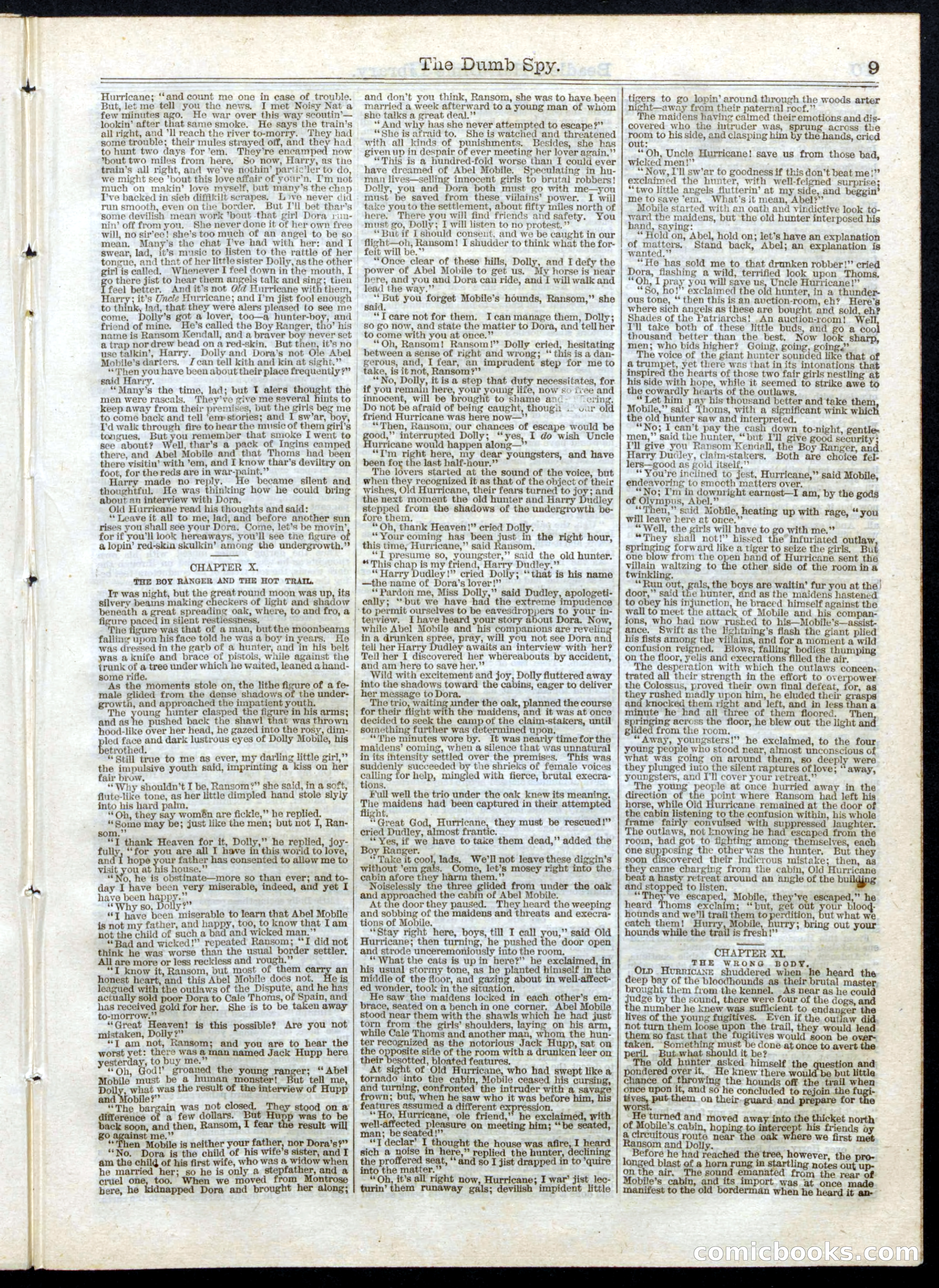 Beadle's Half Dime Library, No. 13 — page 9 of 20