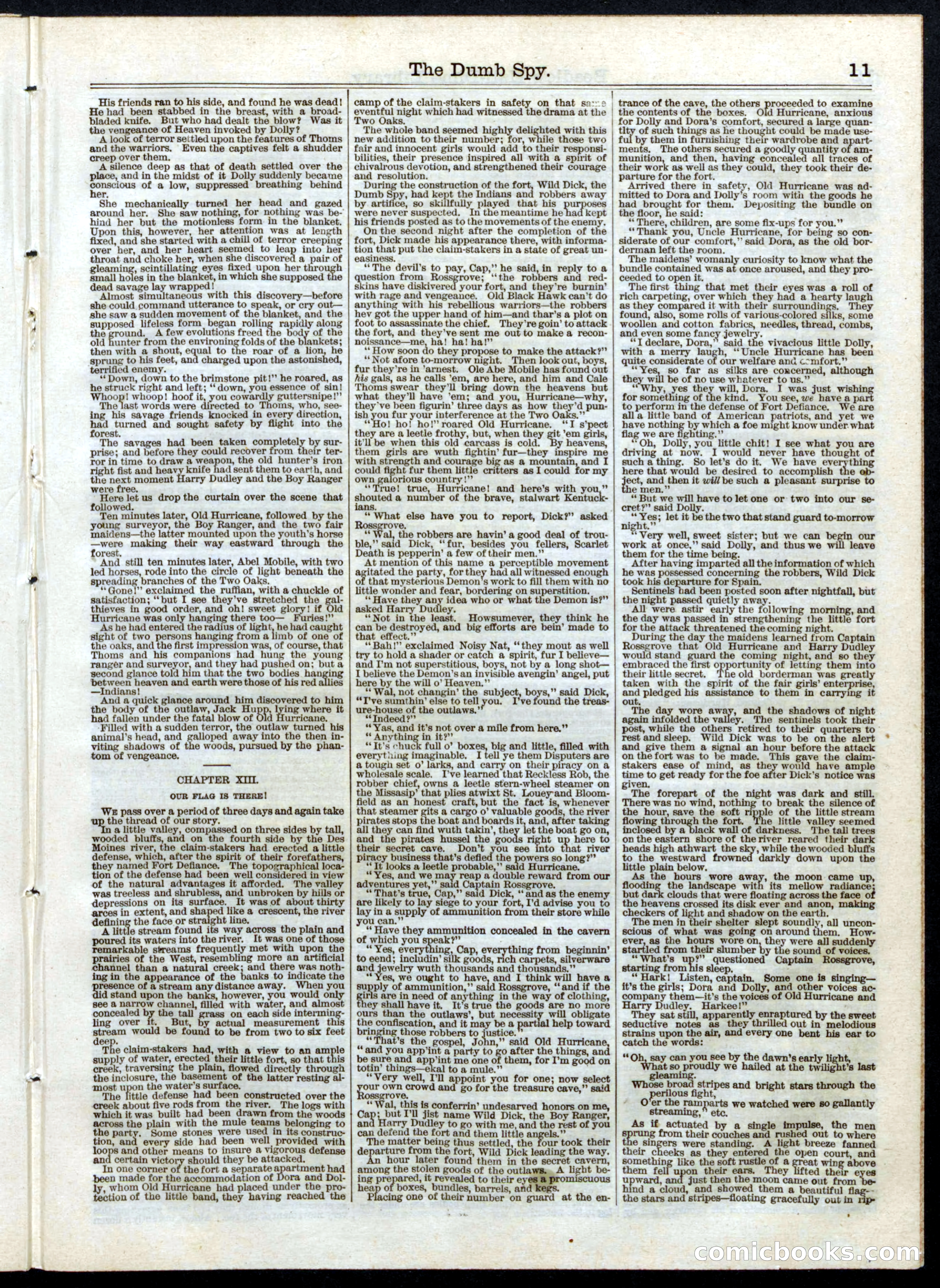 Beadle's Half Dime Library, No. 13 — page 11 of 20
