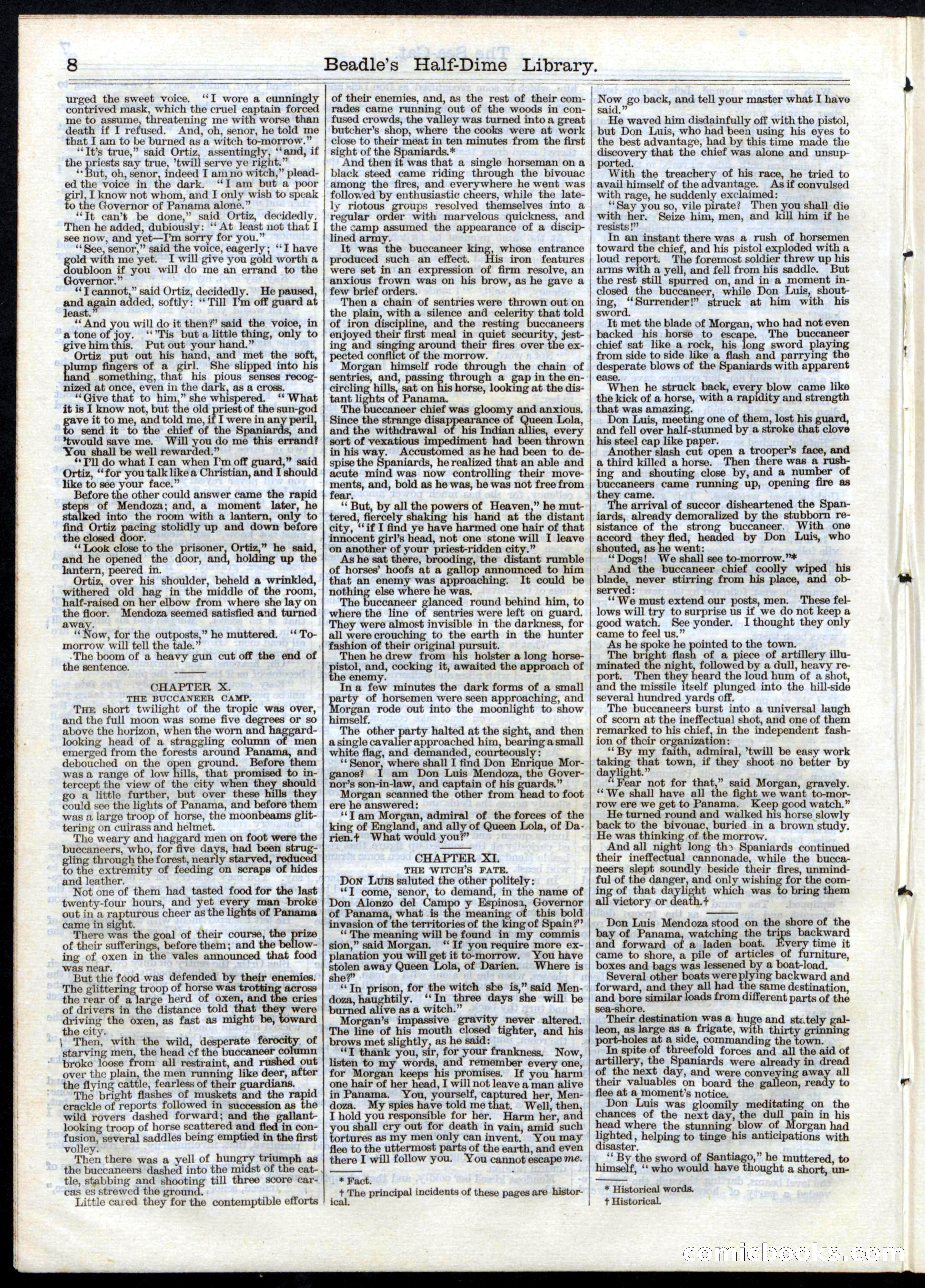 Beadle's Half Dime Library, No. 15 — page 8 of 16