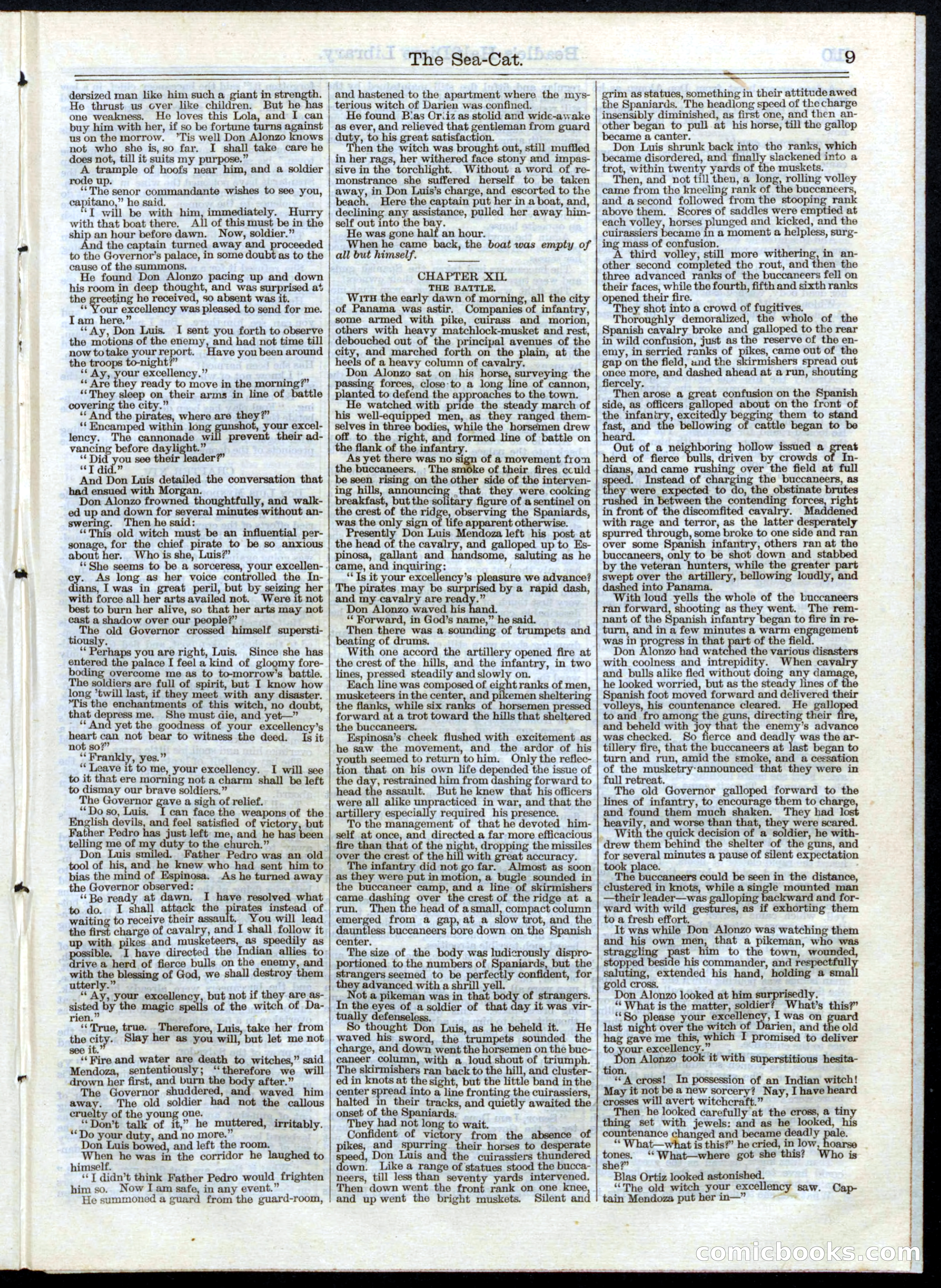 Beadle's Half Dime Library, No. 15 — page 9 of 16