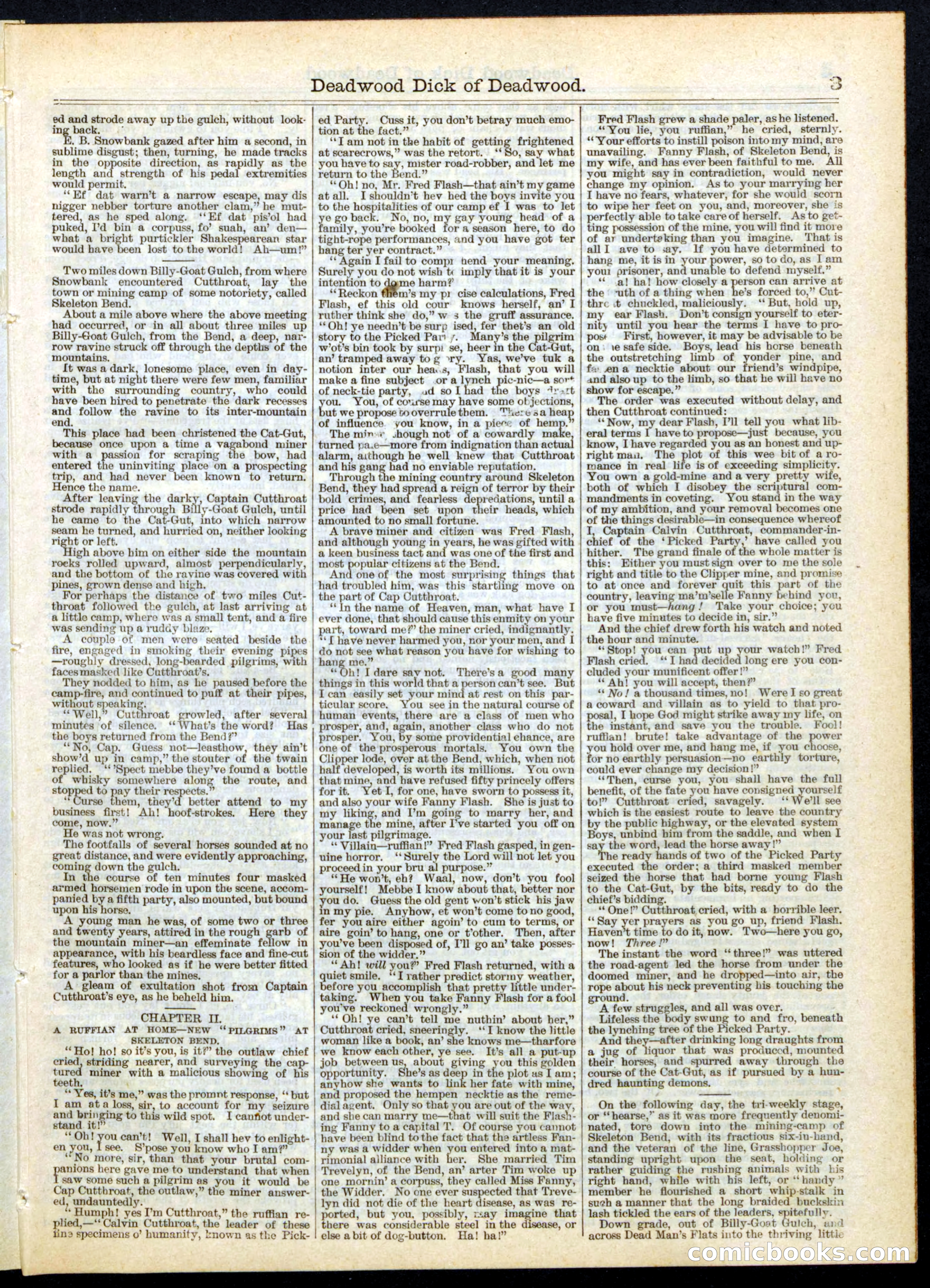 Beadle's Half Dime Library No. 156 — page 3 of 16