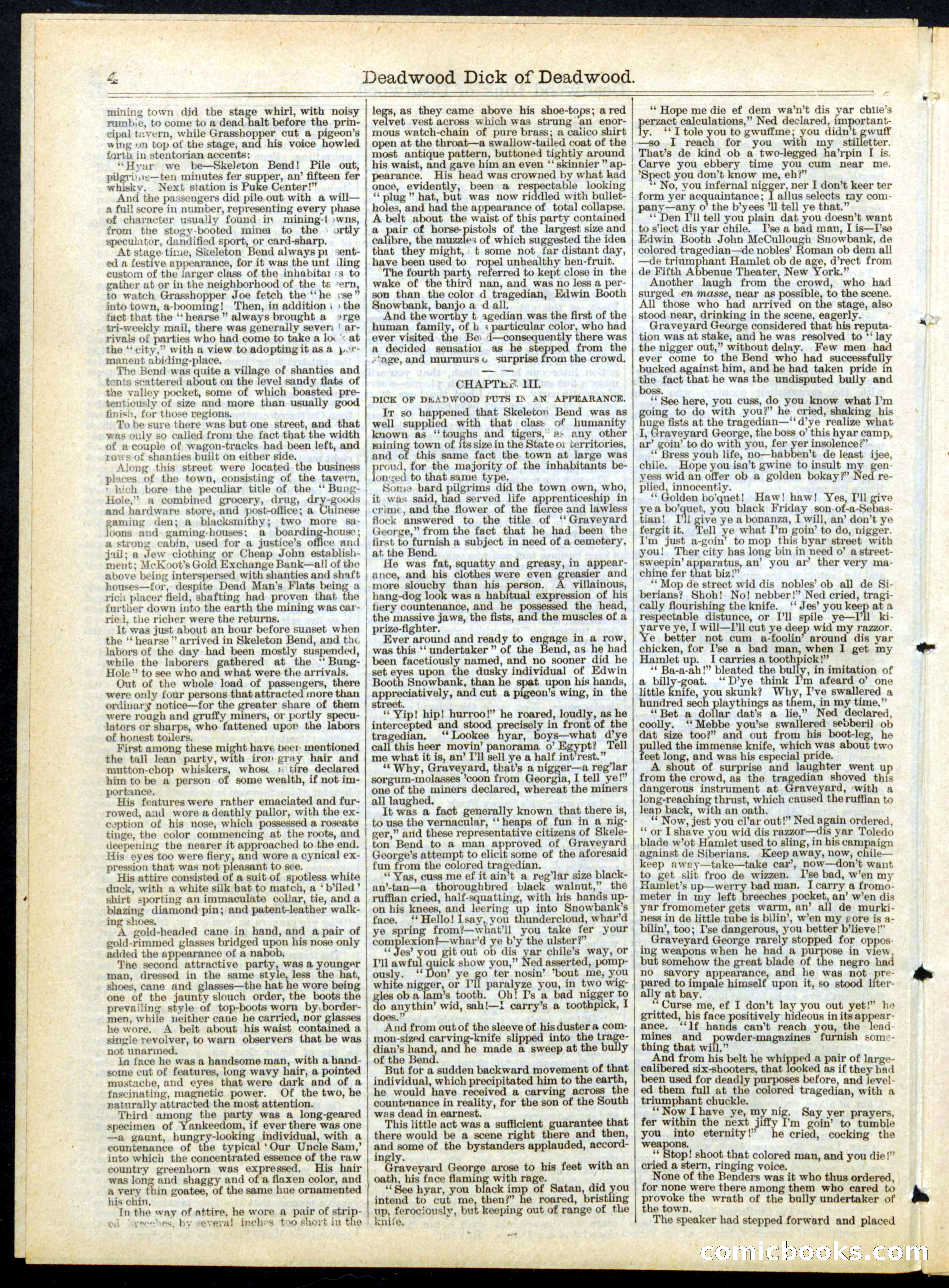Beadle's Half Dime Library No. 156 — page 4 of 16