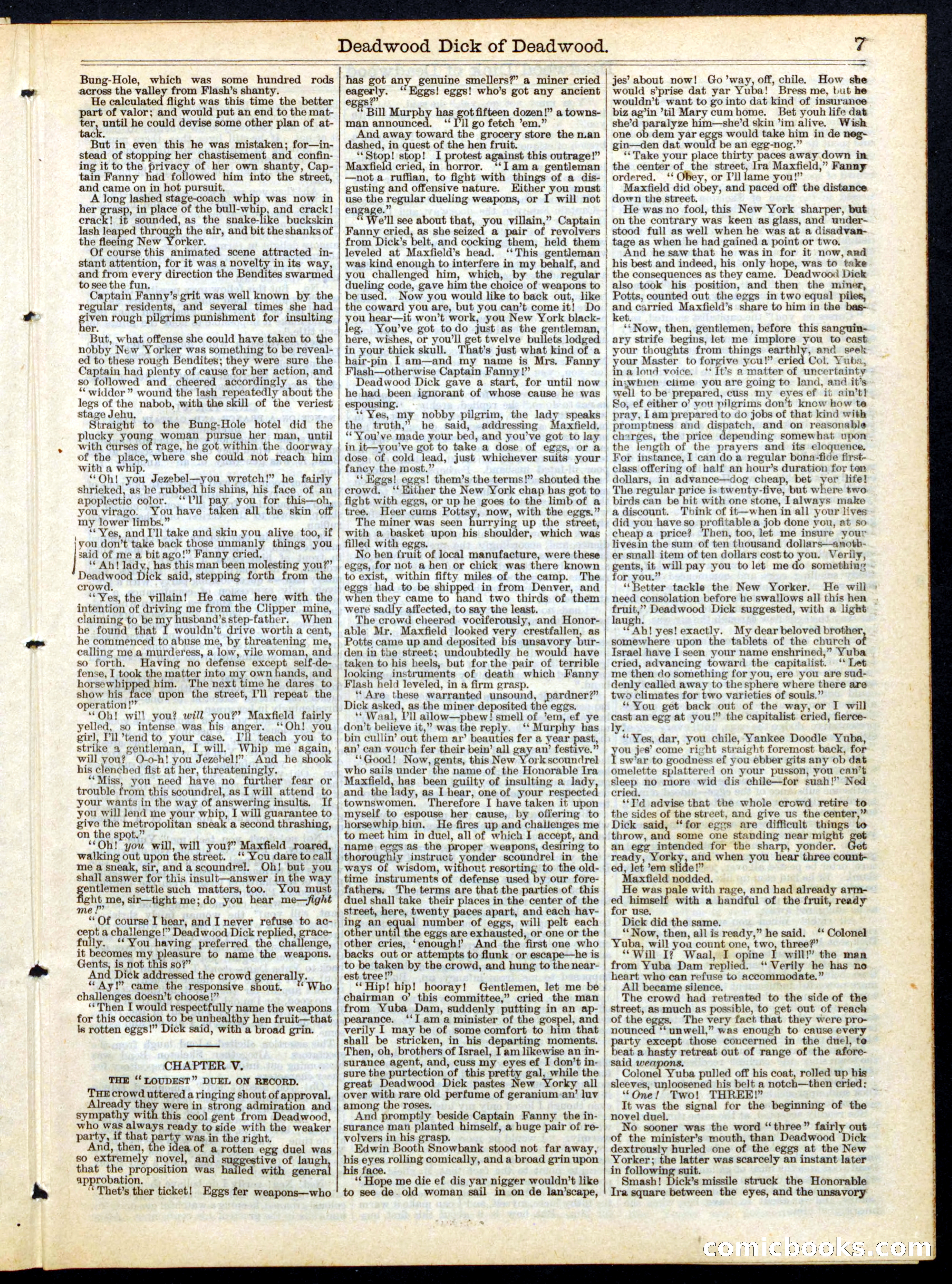 Beadle's Half Dime Library No. 156 — page 7 of 16