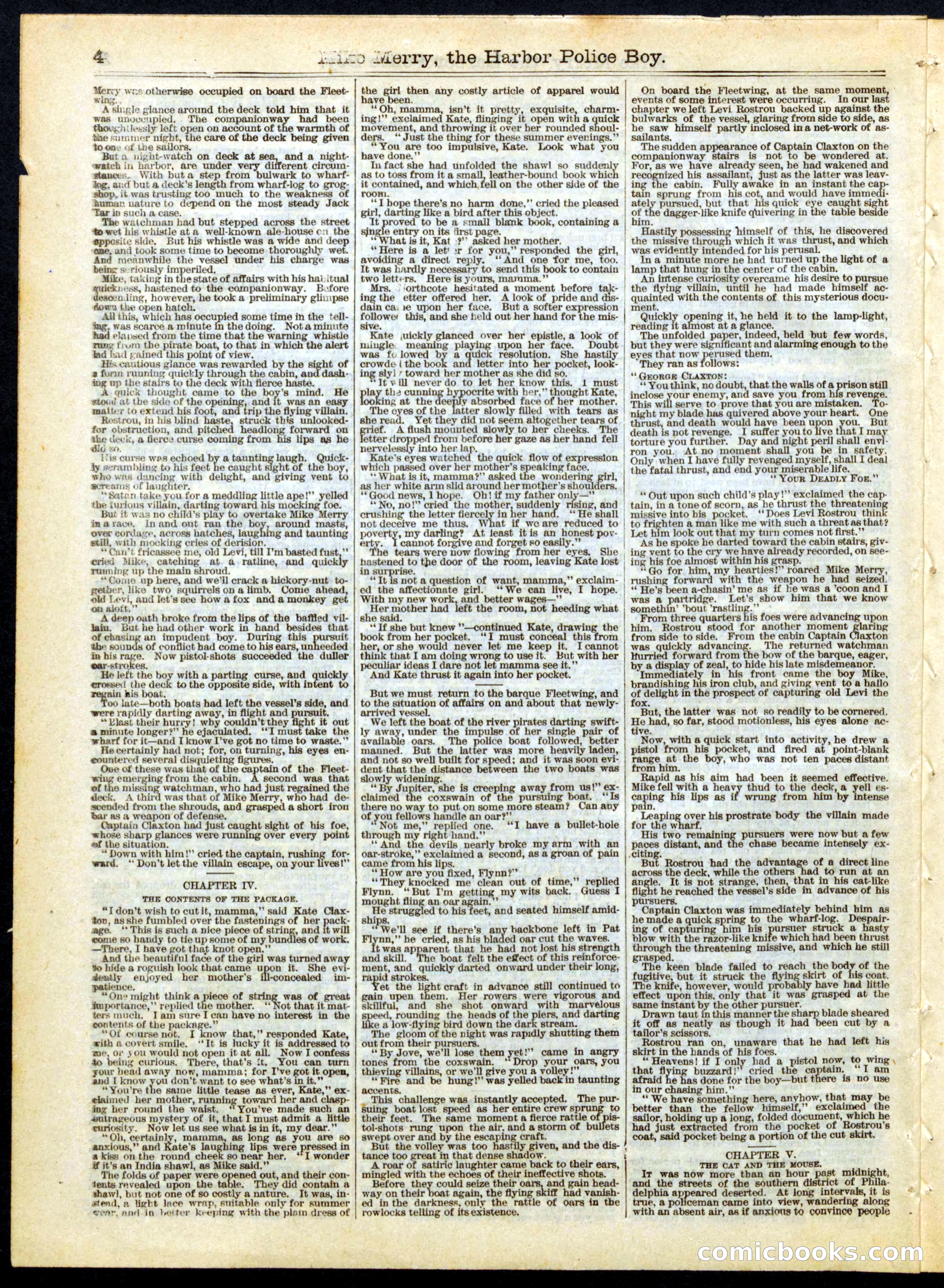 Beadle's Half Dime Library, No. 157 — page 4 of 16