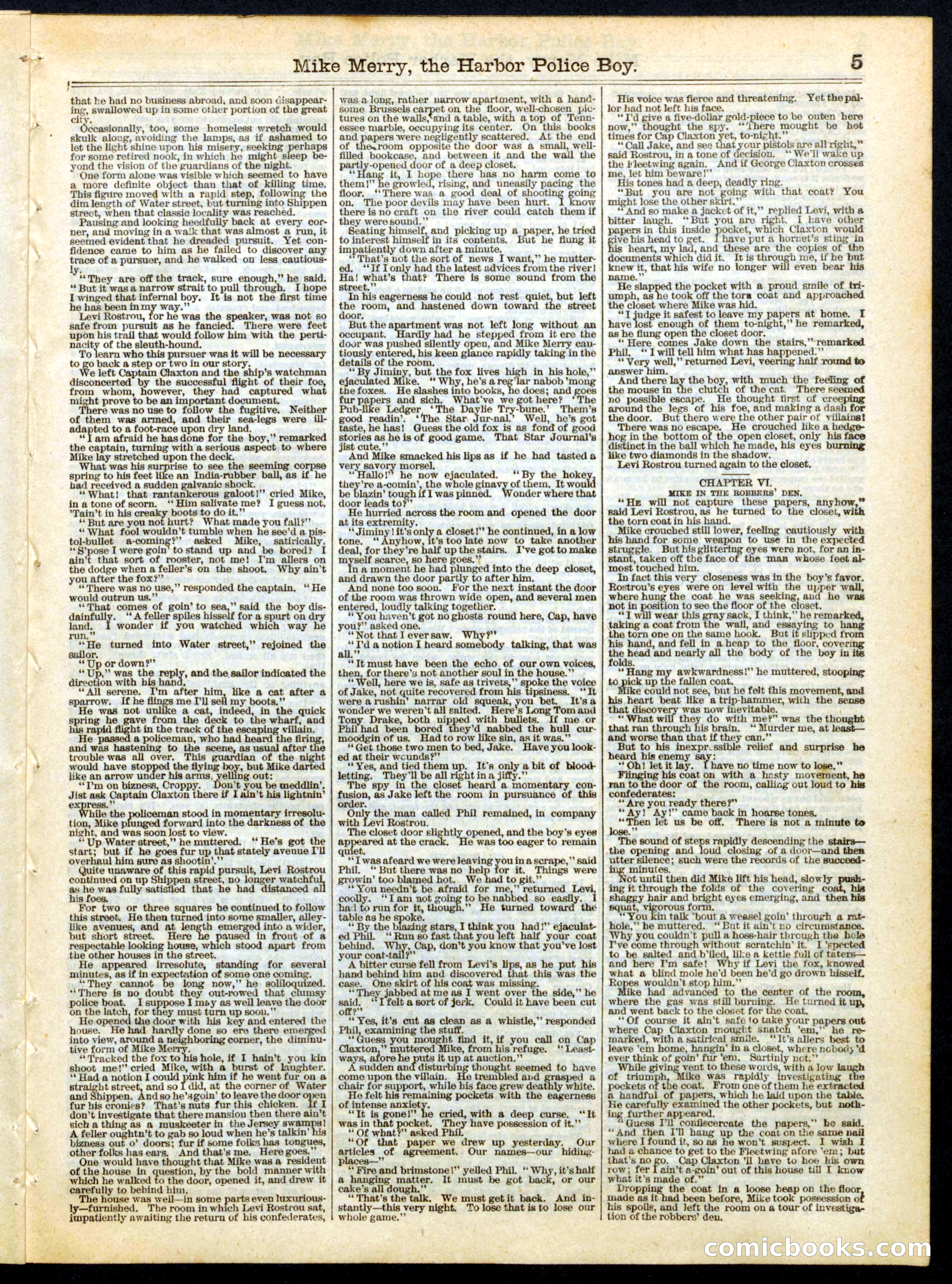 Beadle's Half Dime Library, No. 157 — page 5 of 16