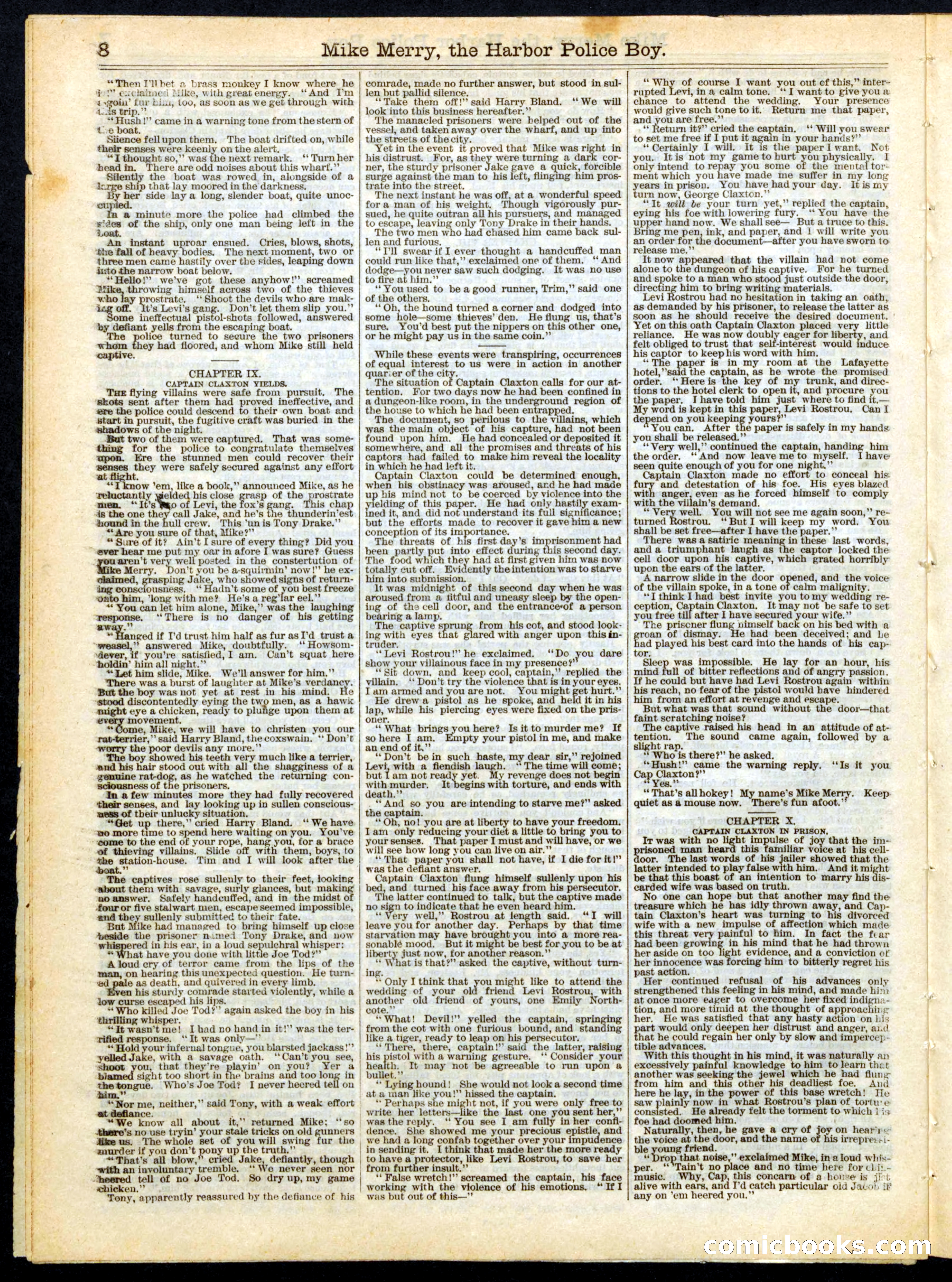 Beadle's Half Dime Library, No. 157 — page 8 of 16