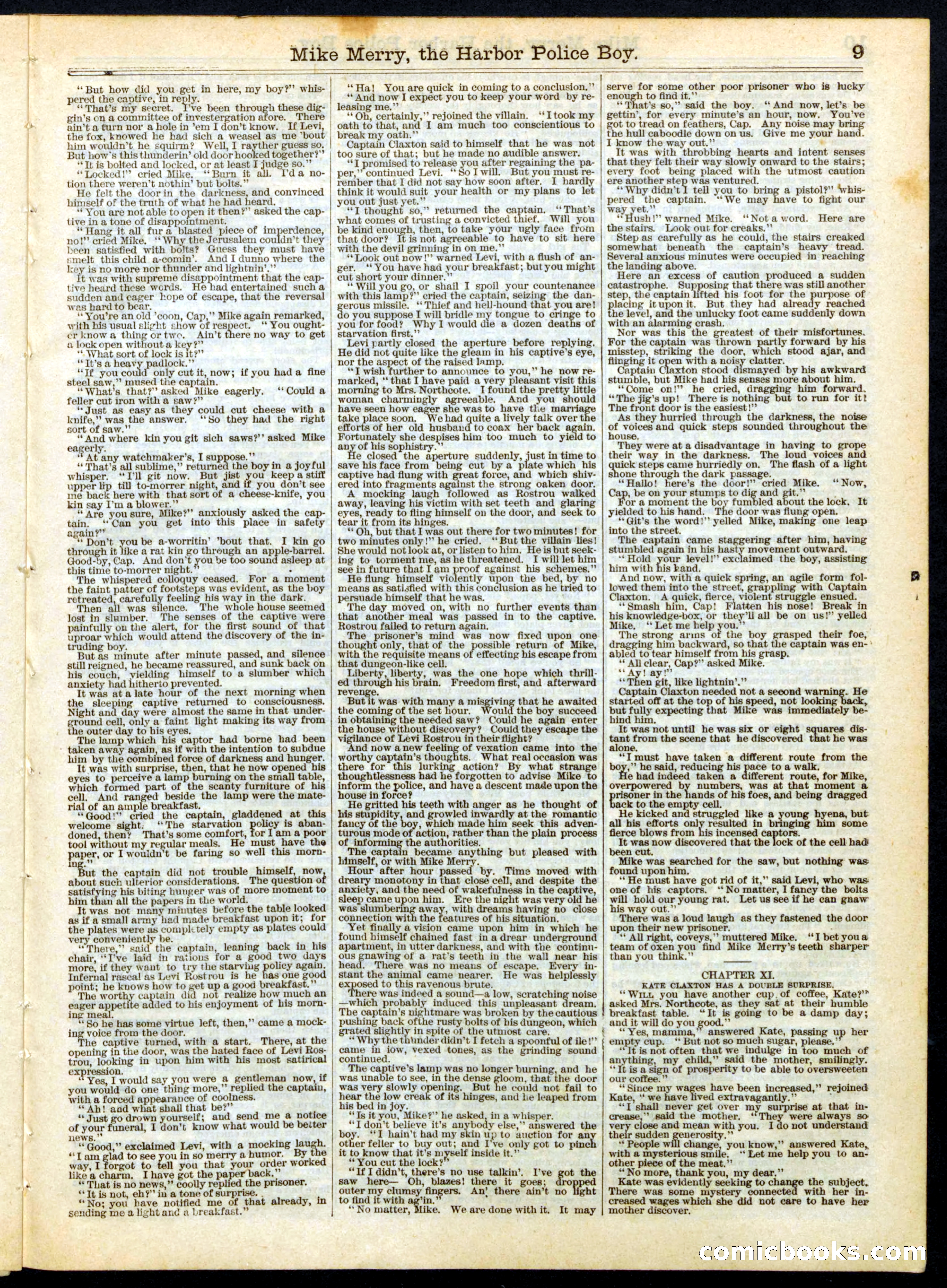 Beadle's Half Dime Library, No. 157 — page 9 of 16