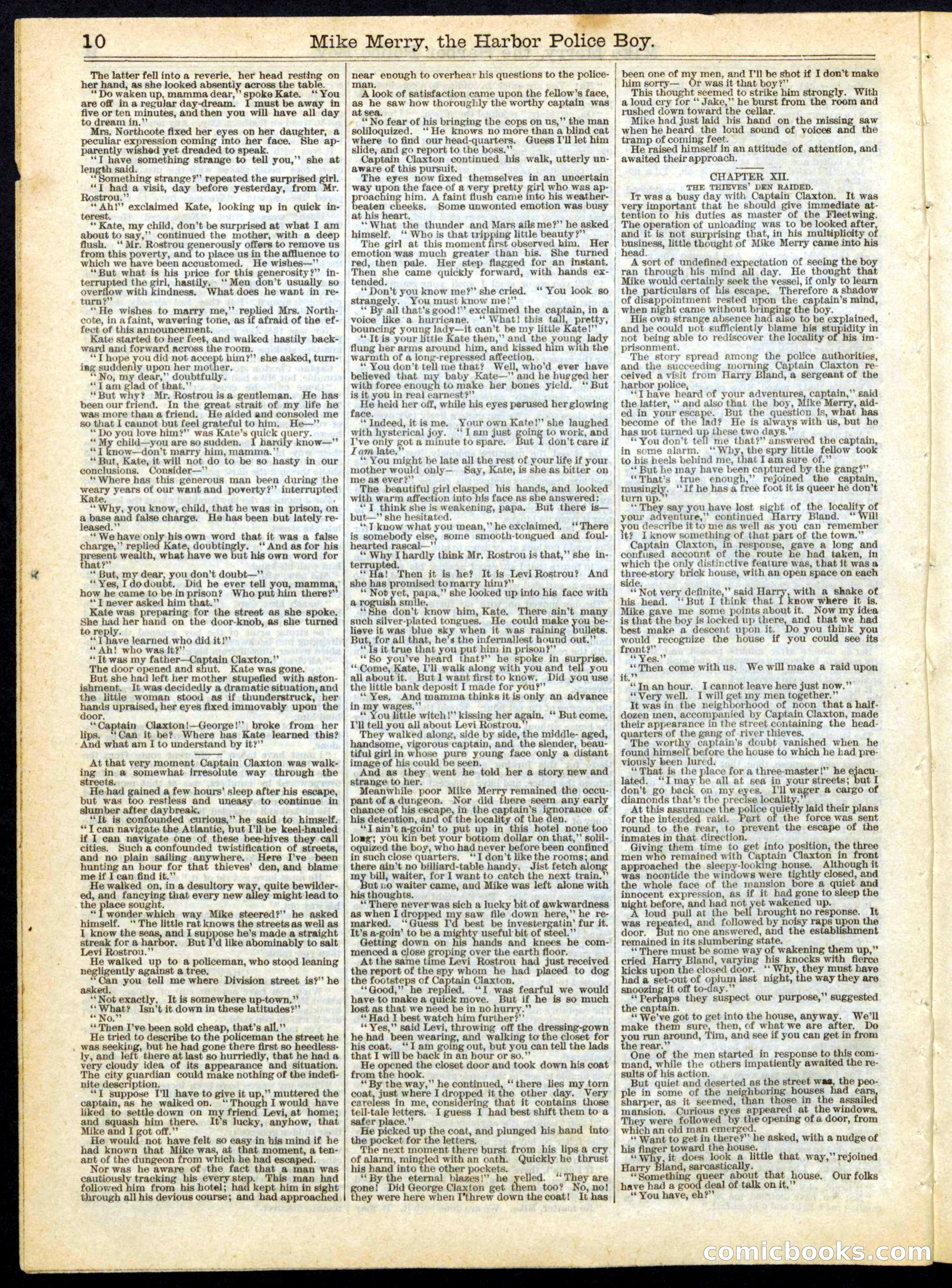 Beadle's Half Dime Library, No. 157 — page 10 of 16