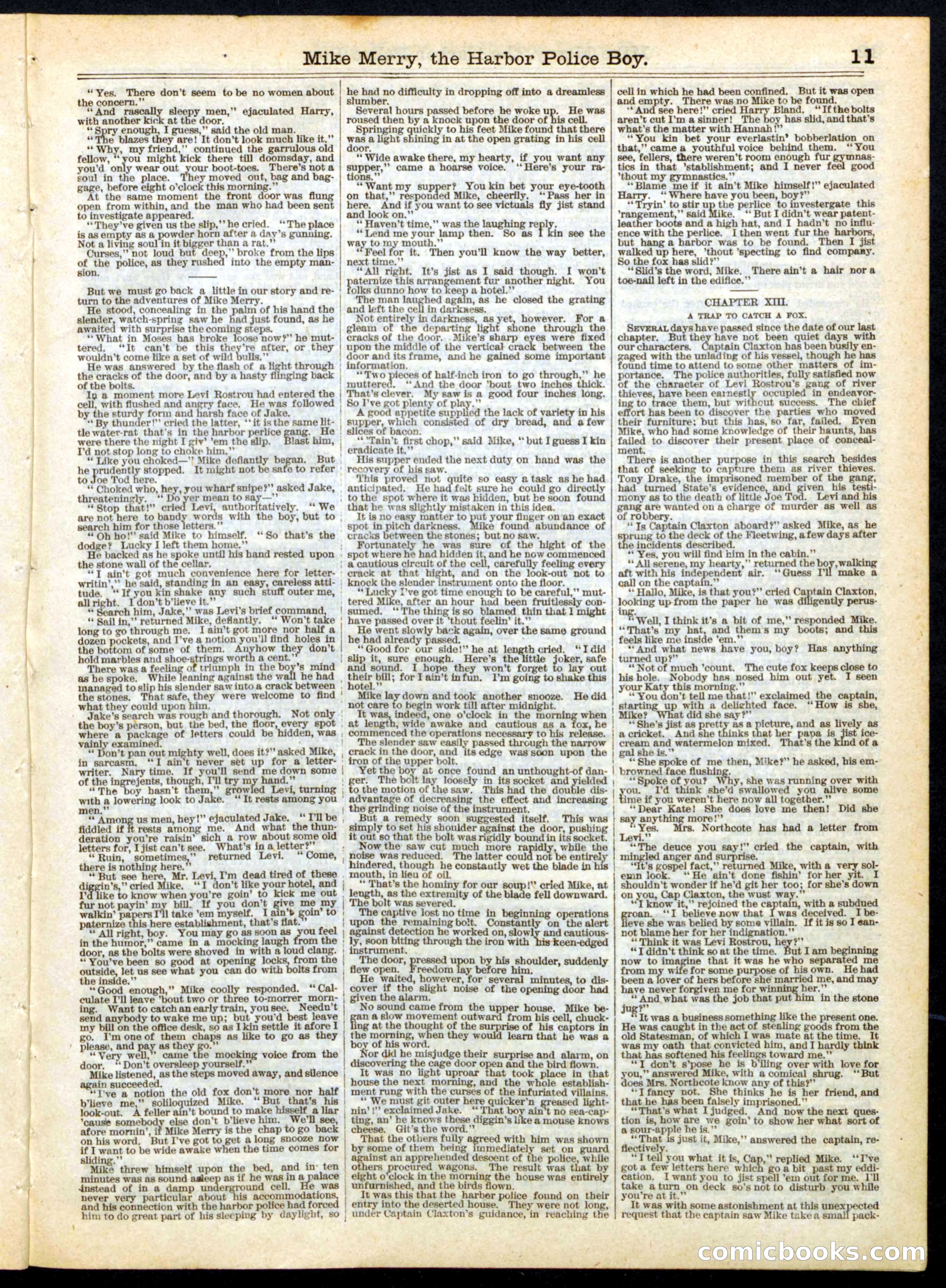 Beadle's Half Dime Library, No. 157 — page 11 of 16