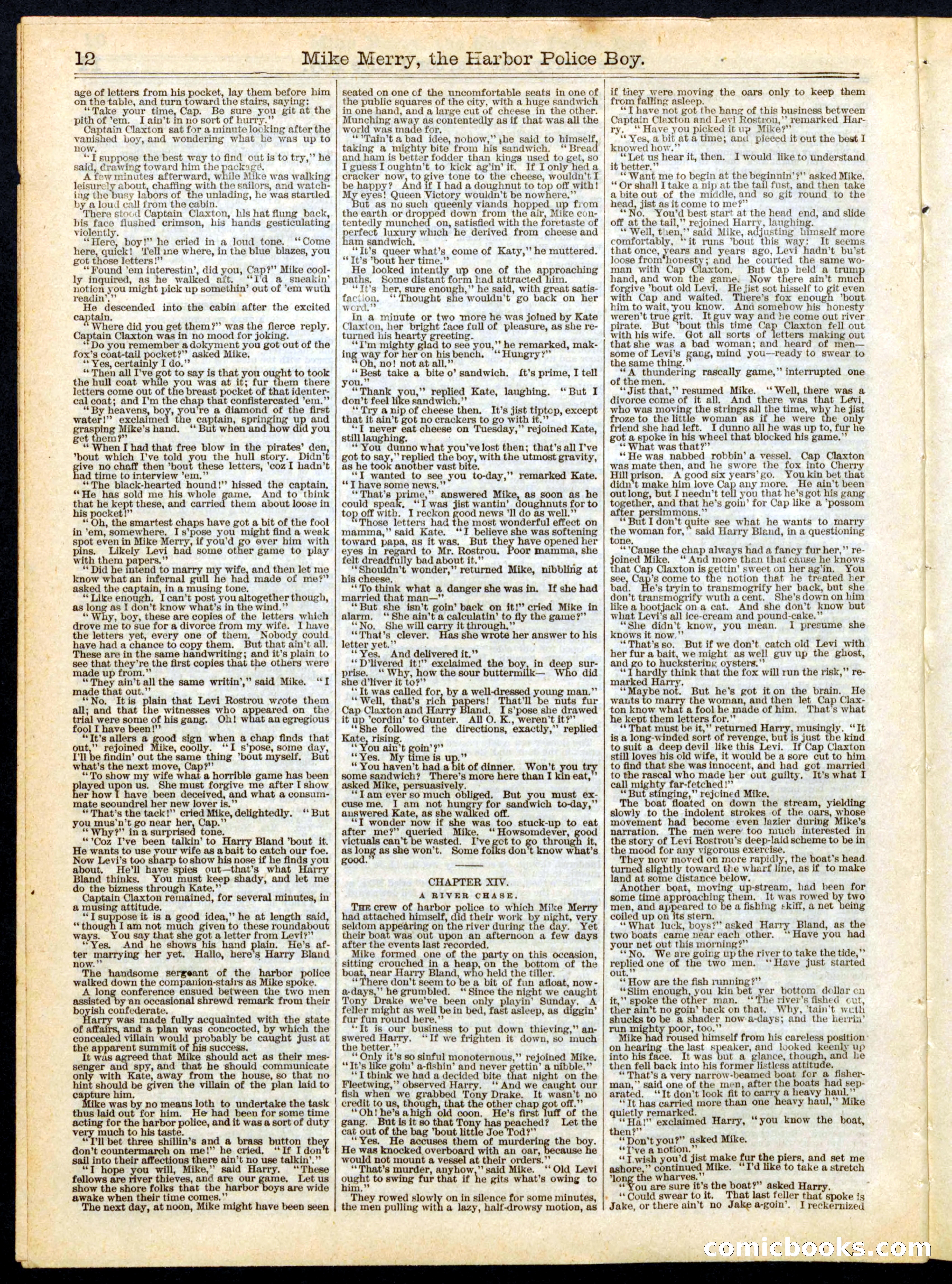 Beadle's Half Dime Library, No. 157 — page 12 of 16