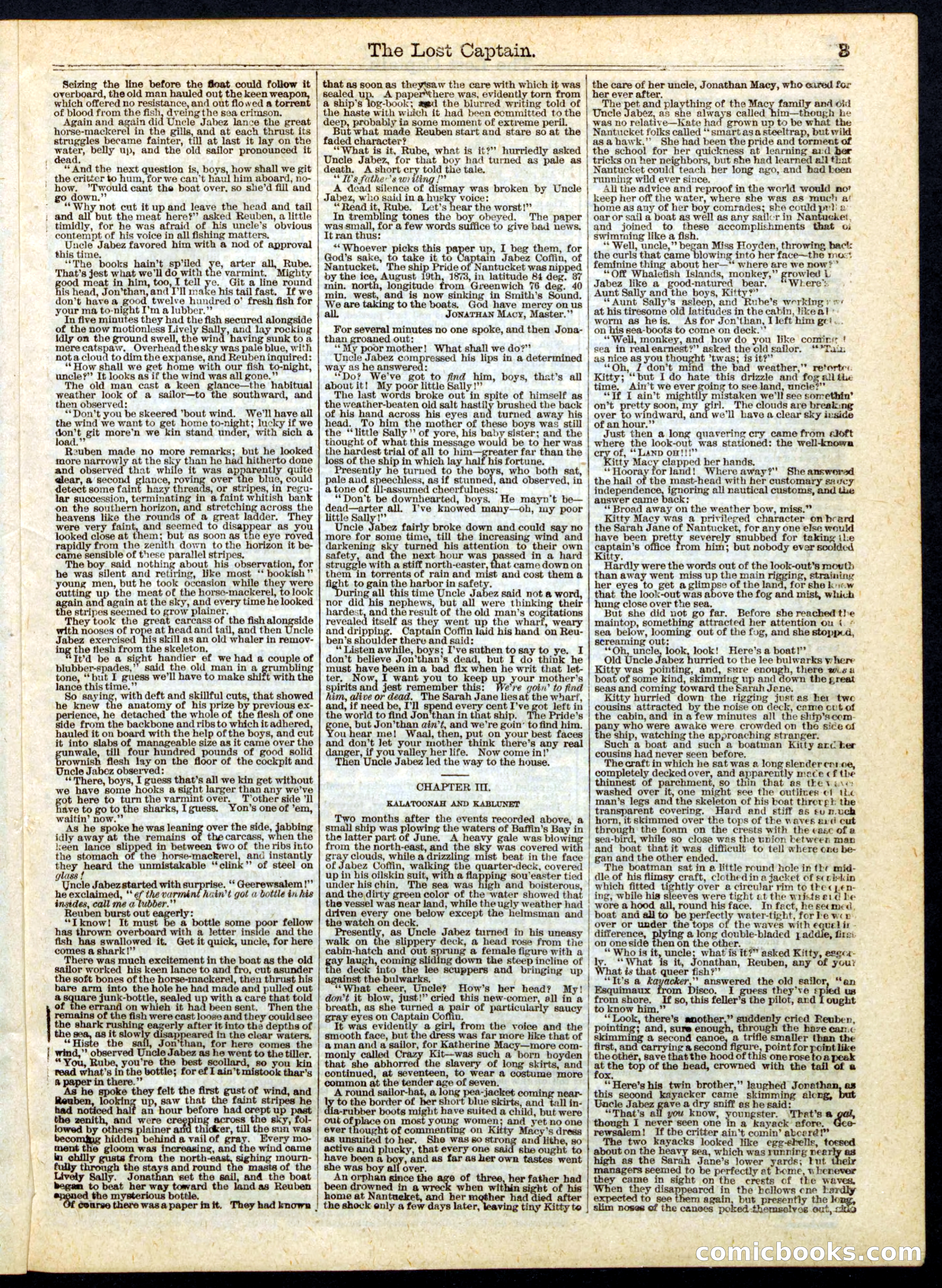 Beadle's Half Dime Library, No. 159 — page 3 of 20
