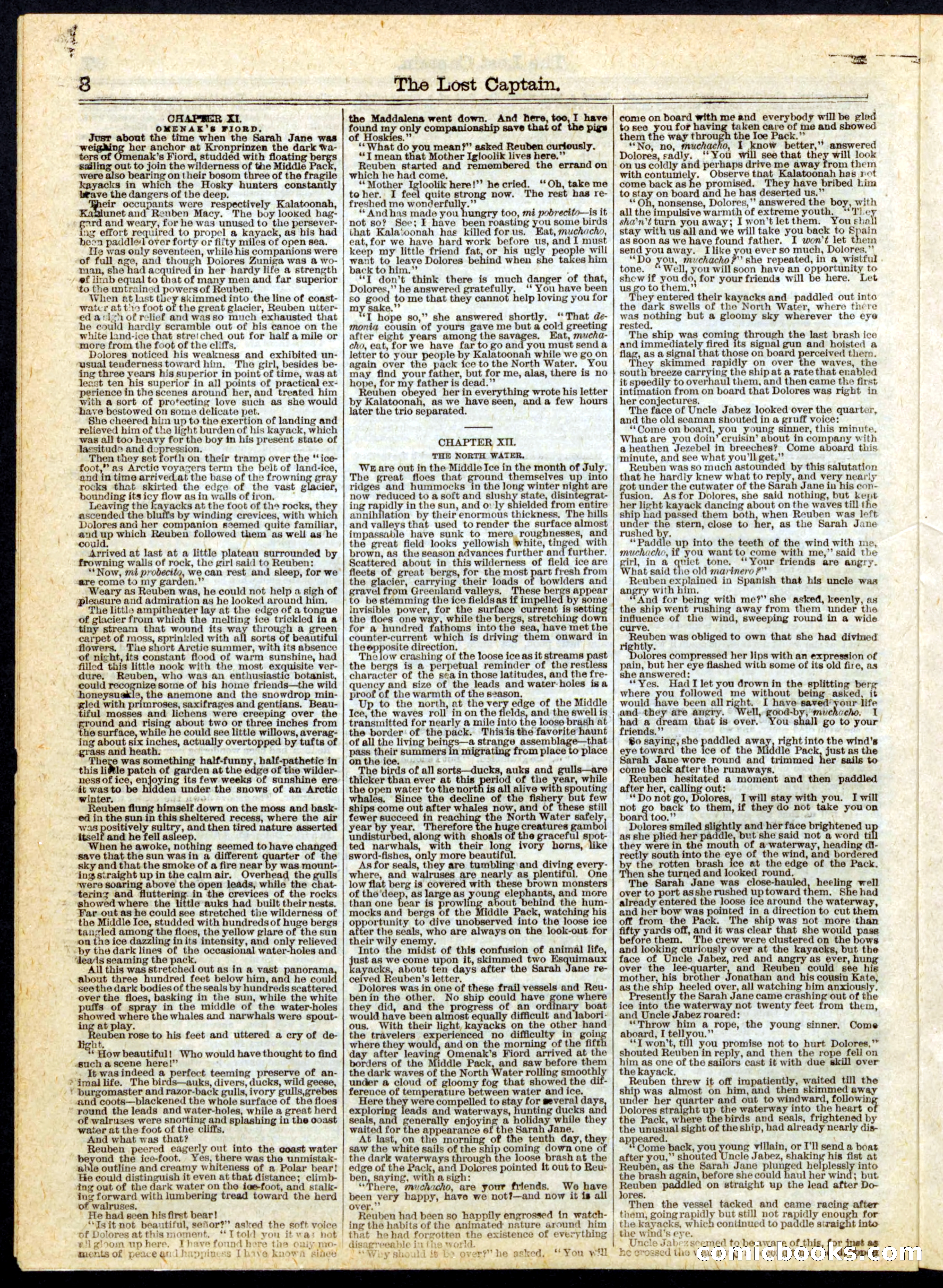 Beadle's Half Dime Library, No. 159 — page 8 of 20