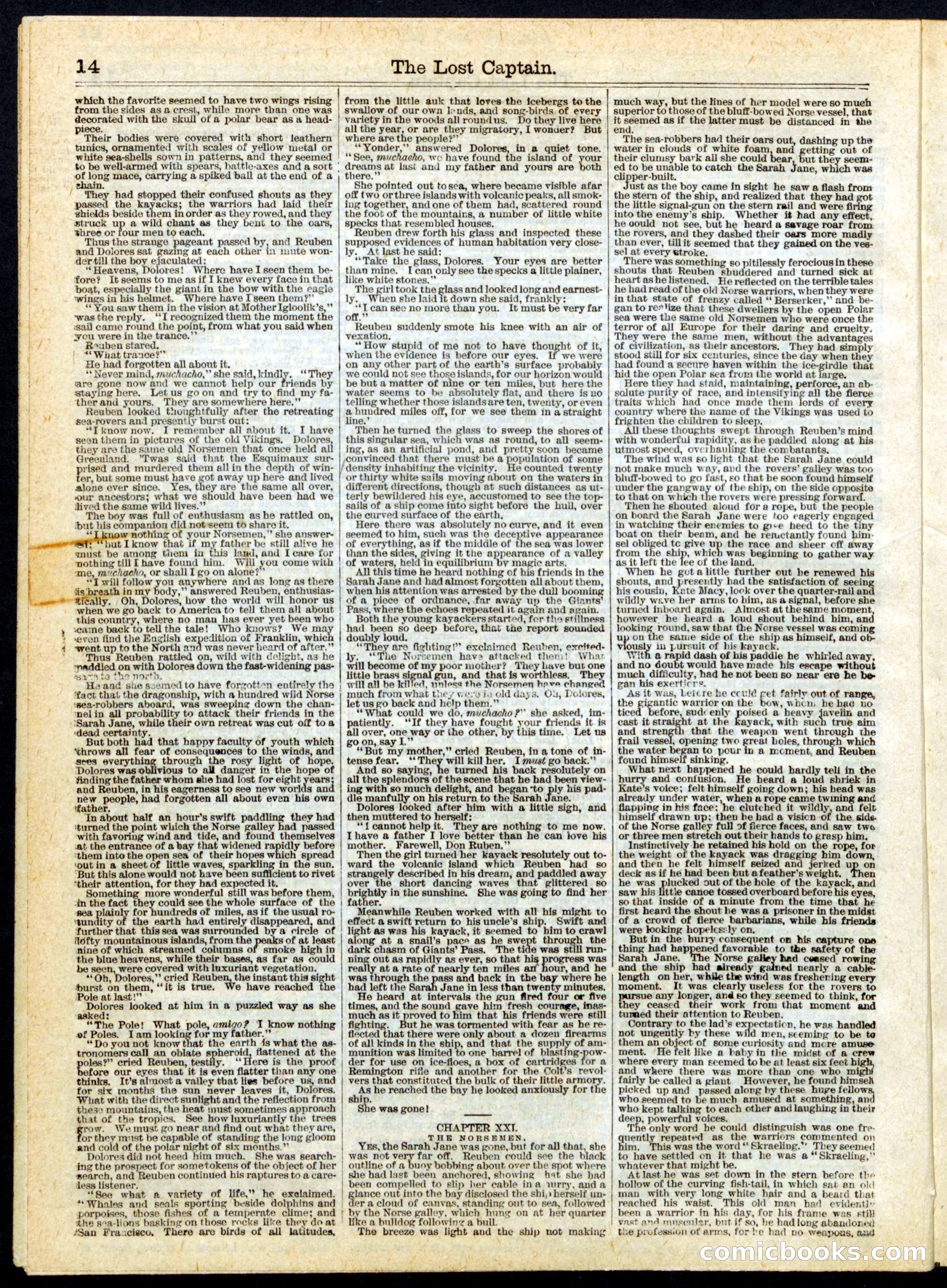 Beadle's Half Dime Library, No. 159 — page 14 of 20