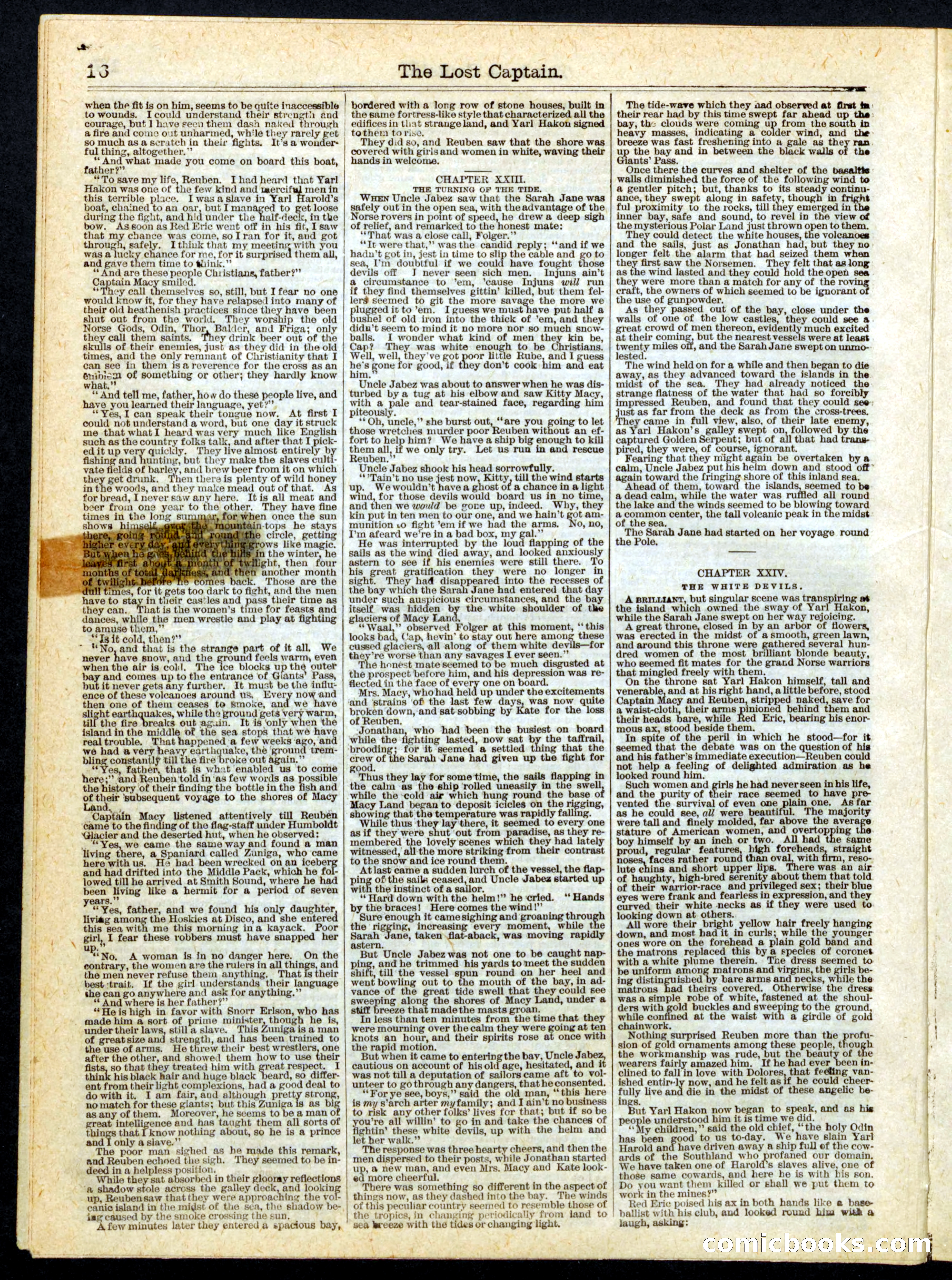Beadle's Half Dime Library, No. 159 — page 16 of 20