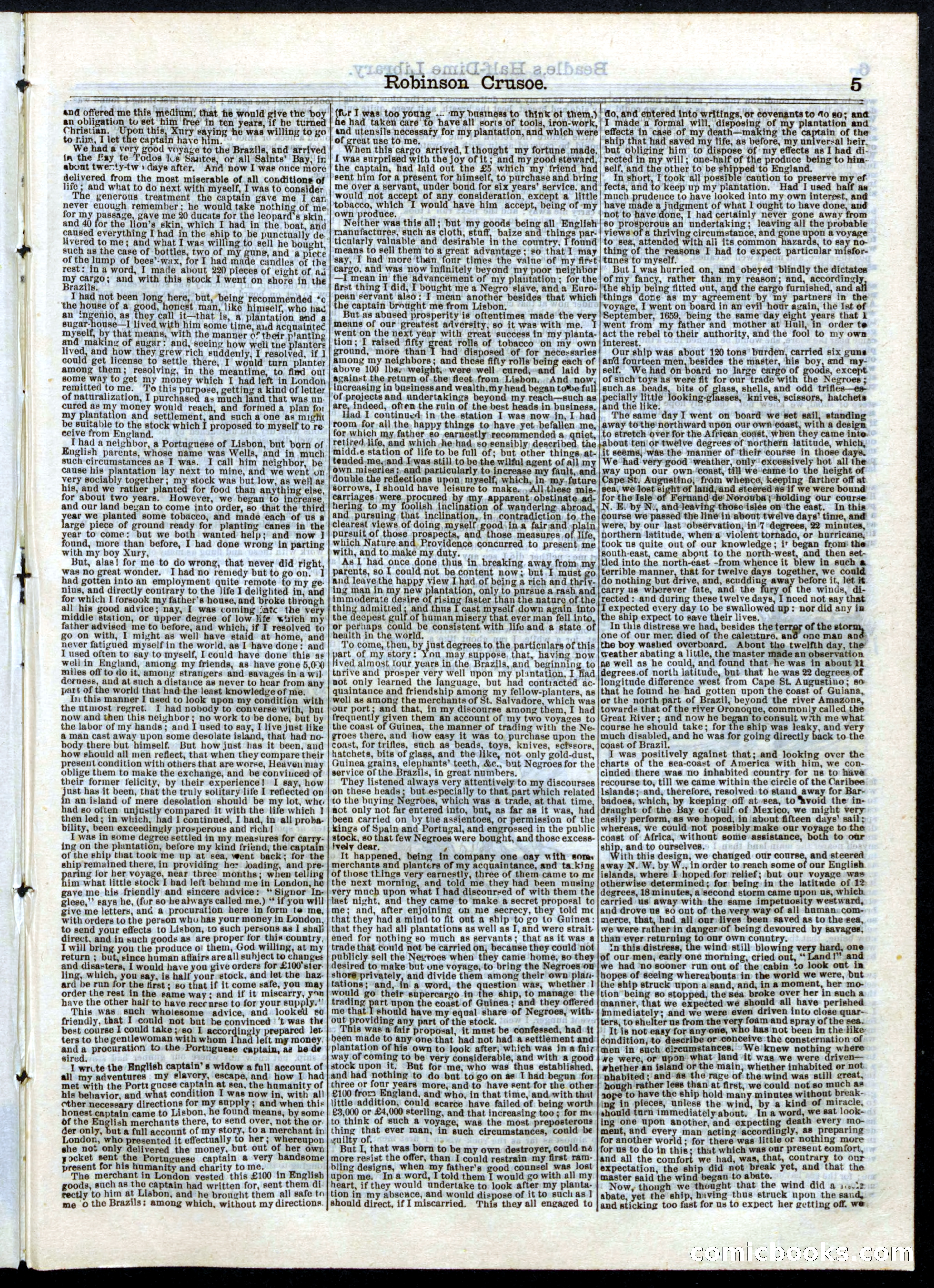Beadle's Half Dime Library, No. 16 — page 5 of 32
