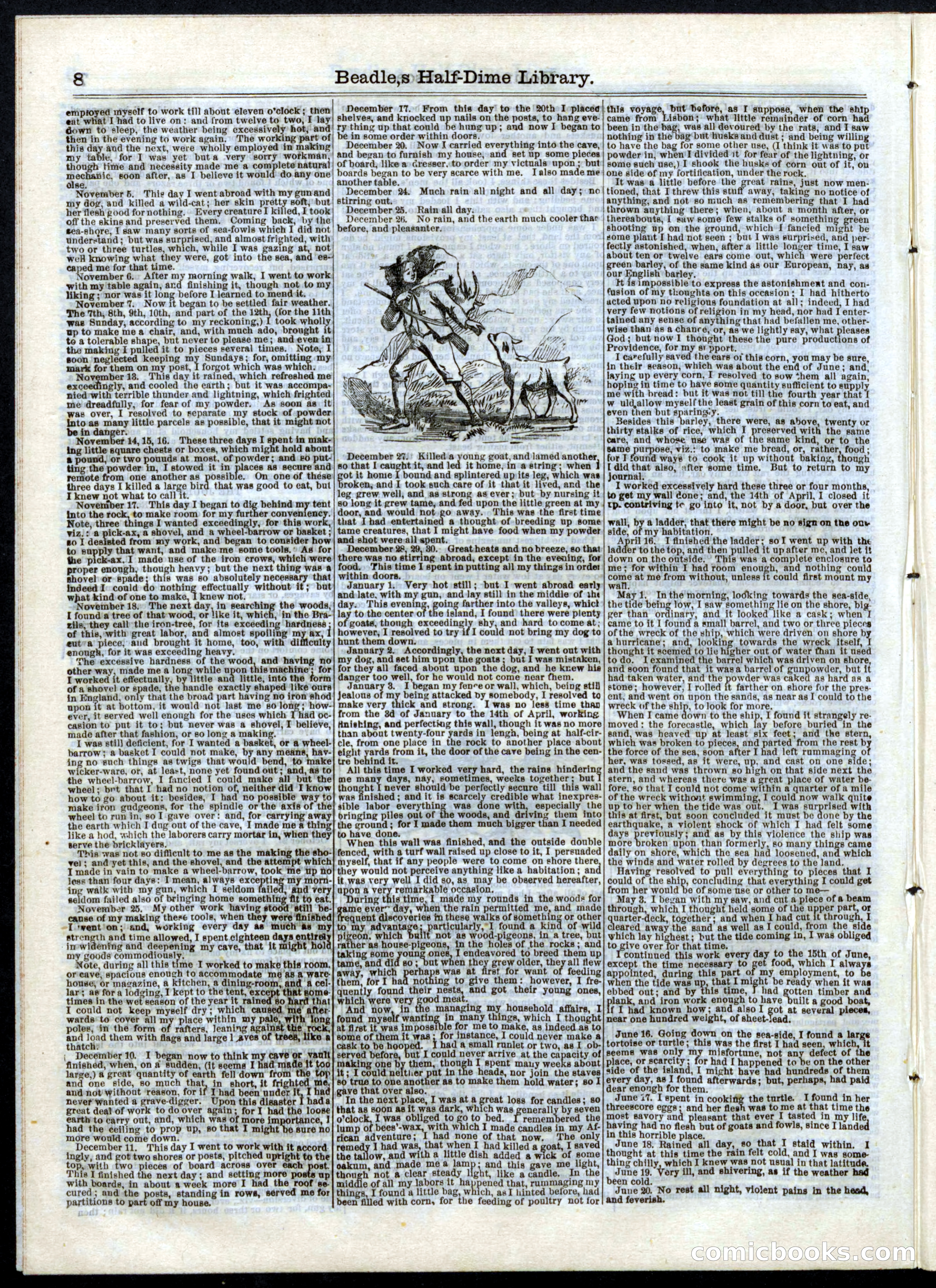 Beadle's Half Dime Library, No. 16 — page 8 of 32