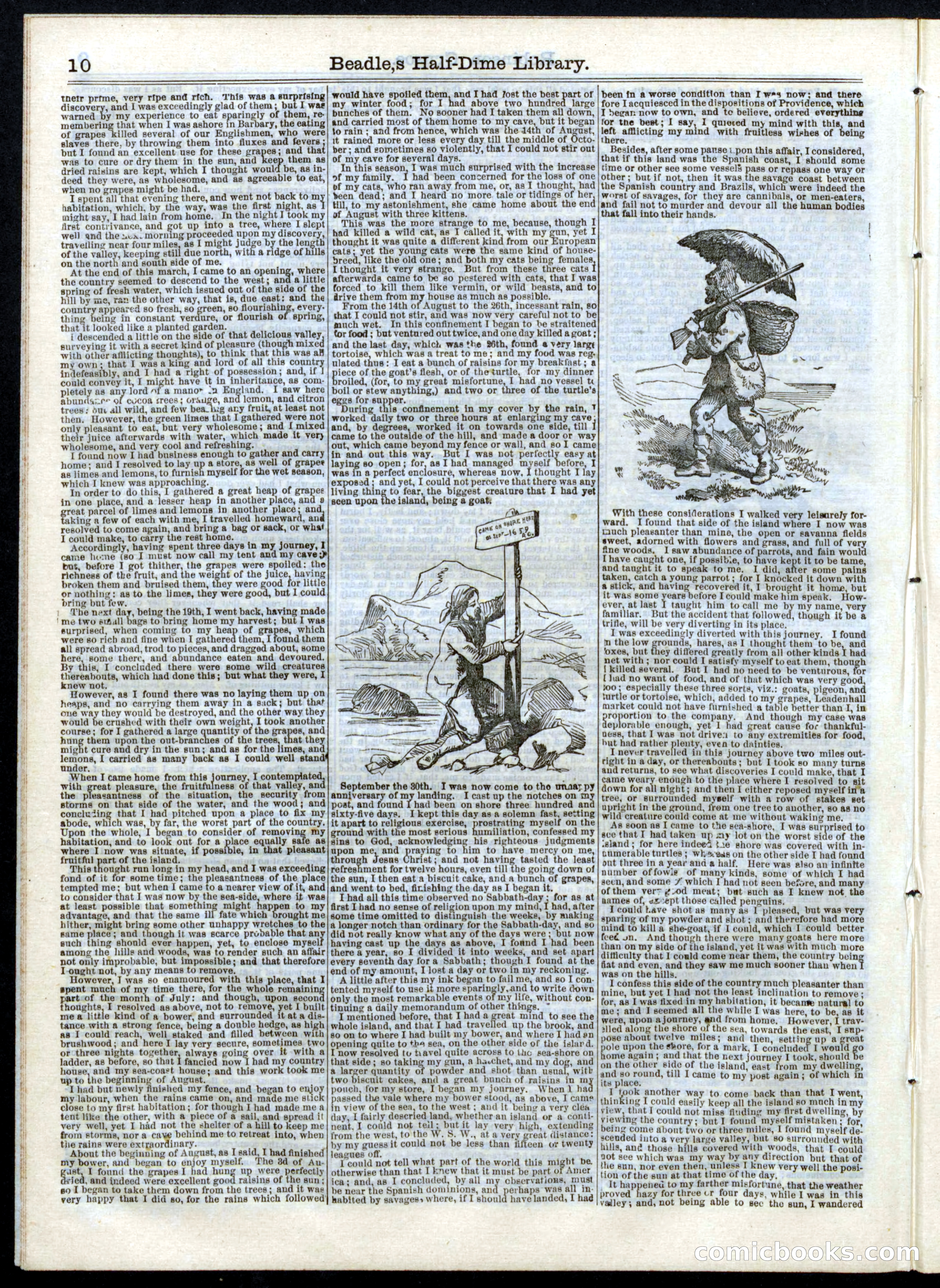 Beadle's Half Dime Library, No. 16 — page 10 of 32