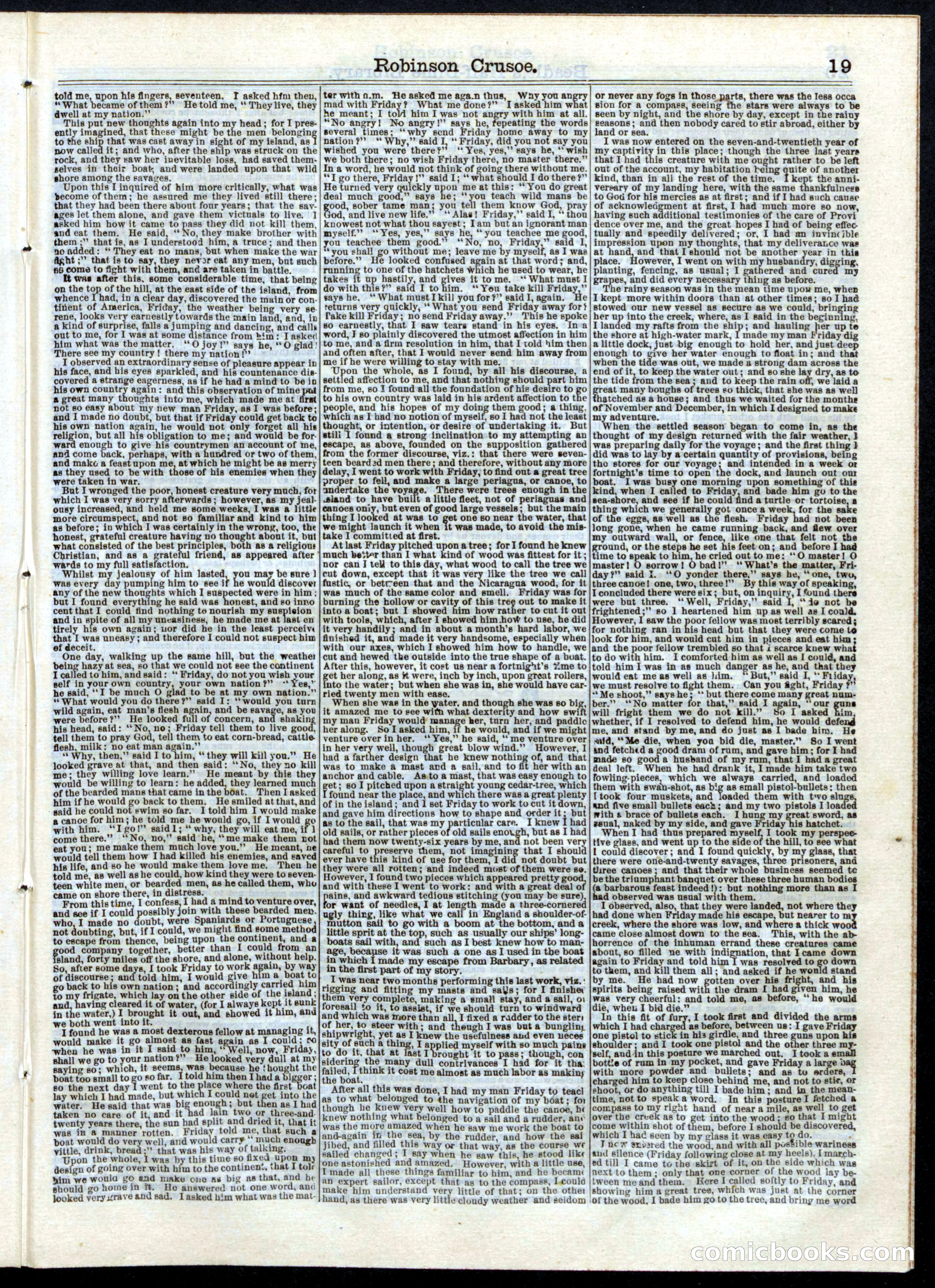 Beadle's Half Dime Library, No. 16 — page 19 of 32