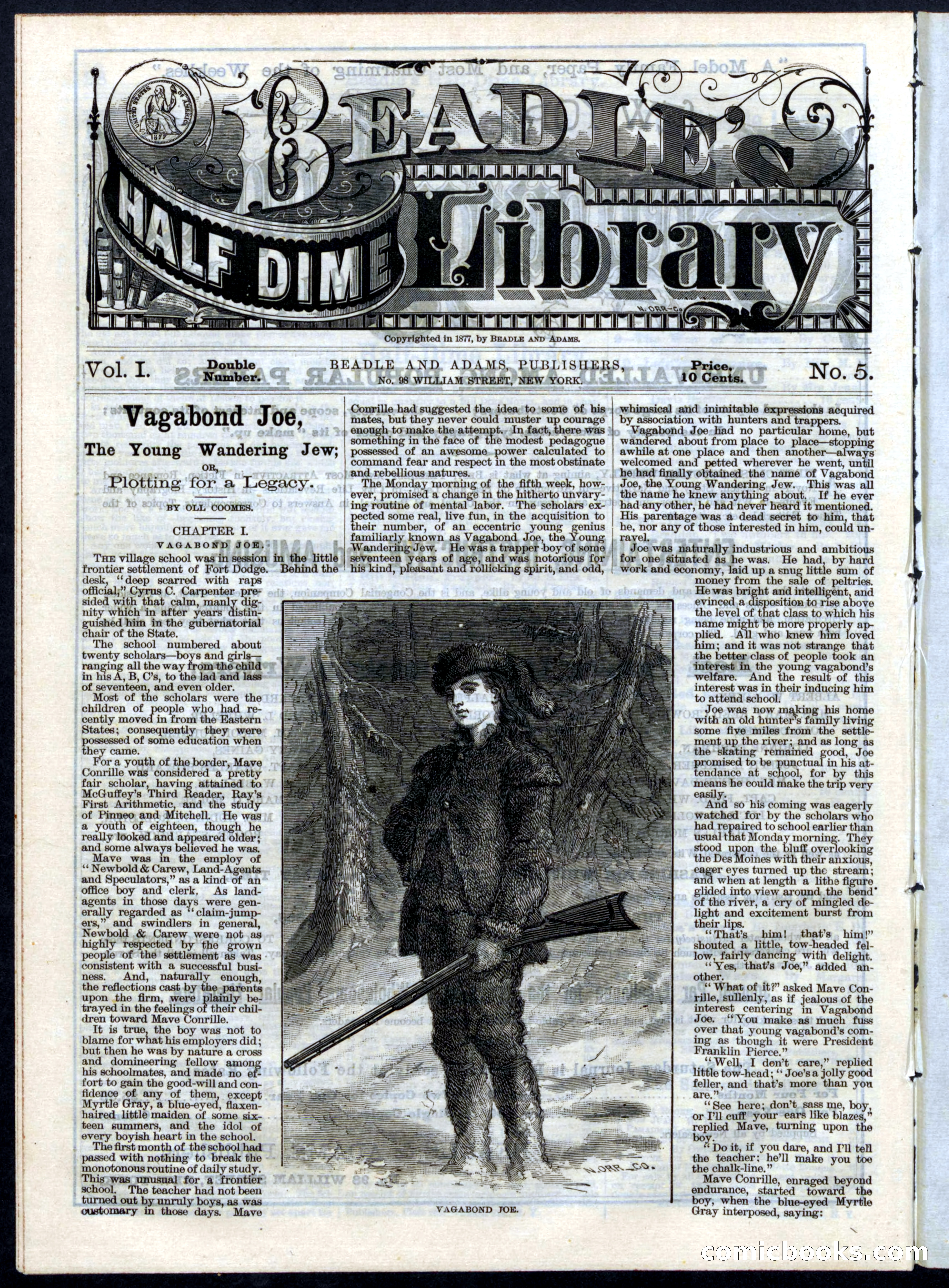 Beadle's Half Dime Library, No. 16 — page 30 of 32