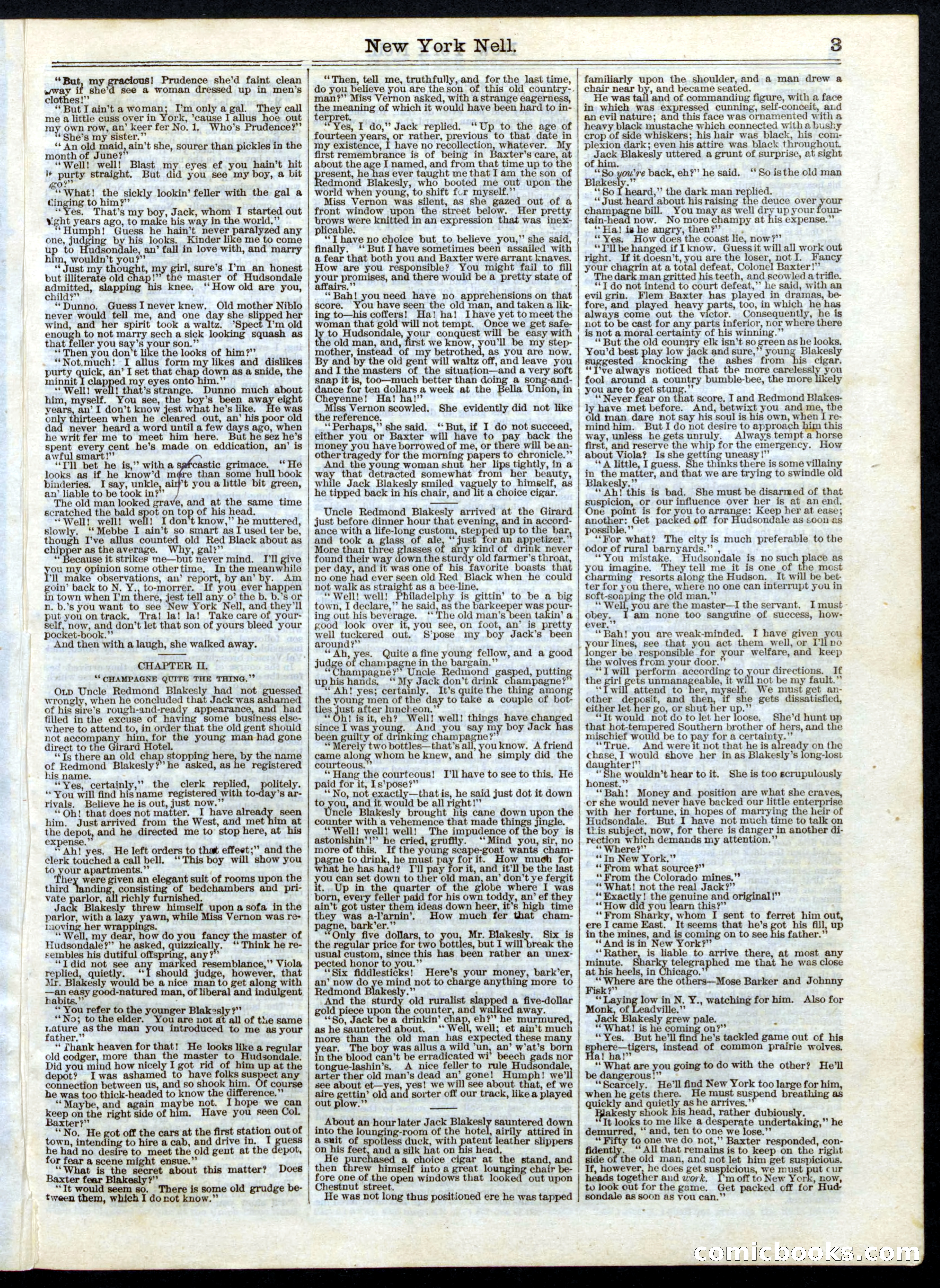 Beadle's Half Dime Library No. 161 — page 3 of 16