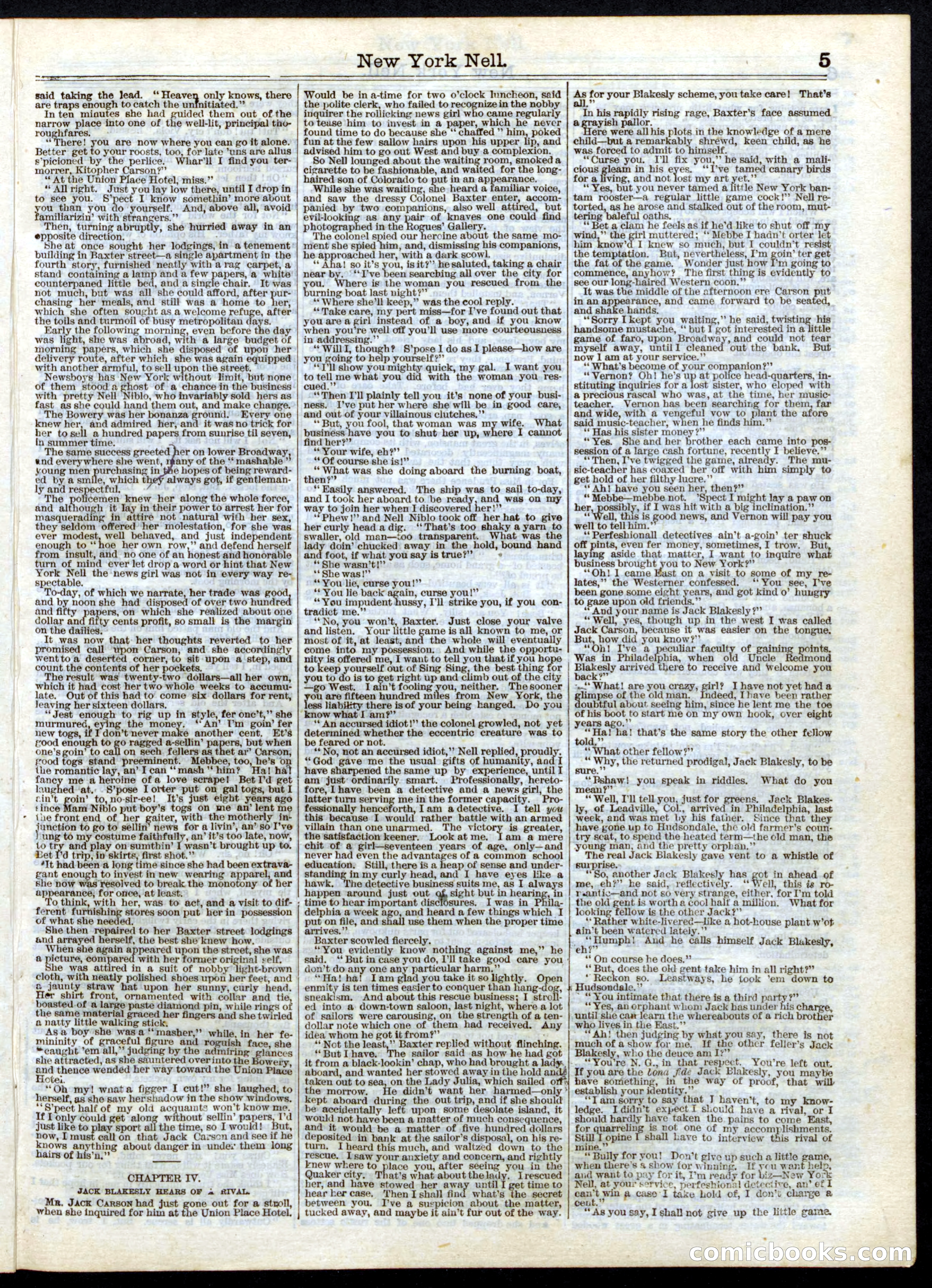 Beadle's Half Dime Library No. 161 — page 5 of 16