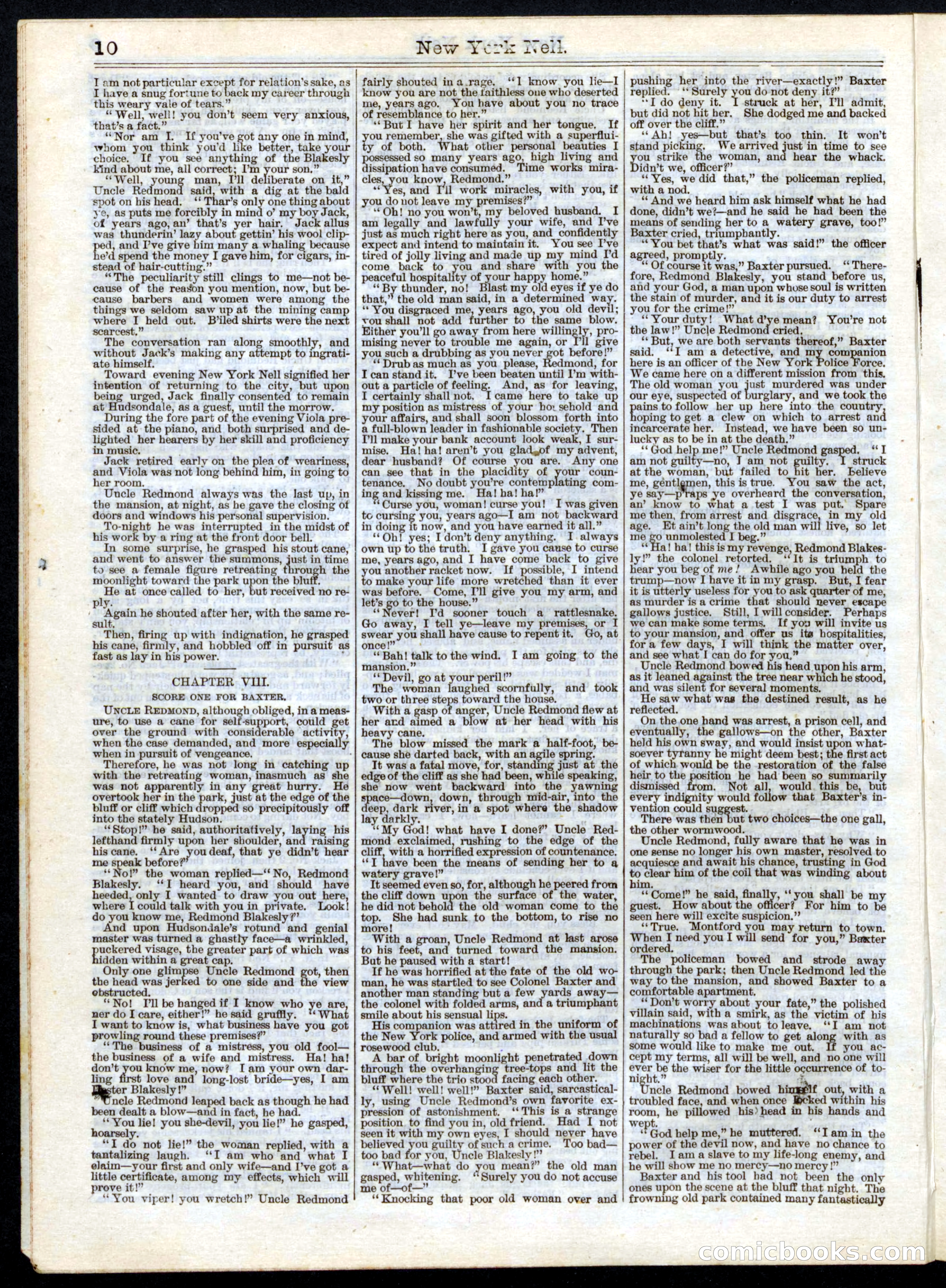 Beadle's Half Dime Library No. 161 — page 10 of 16