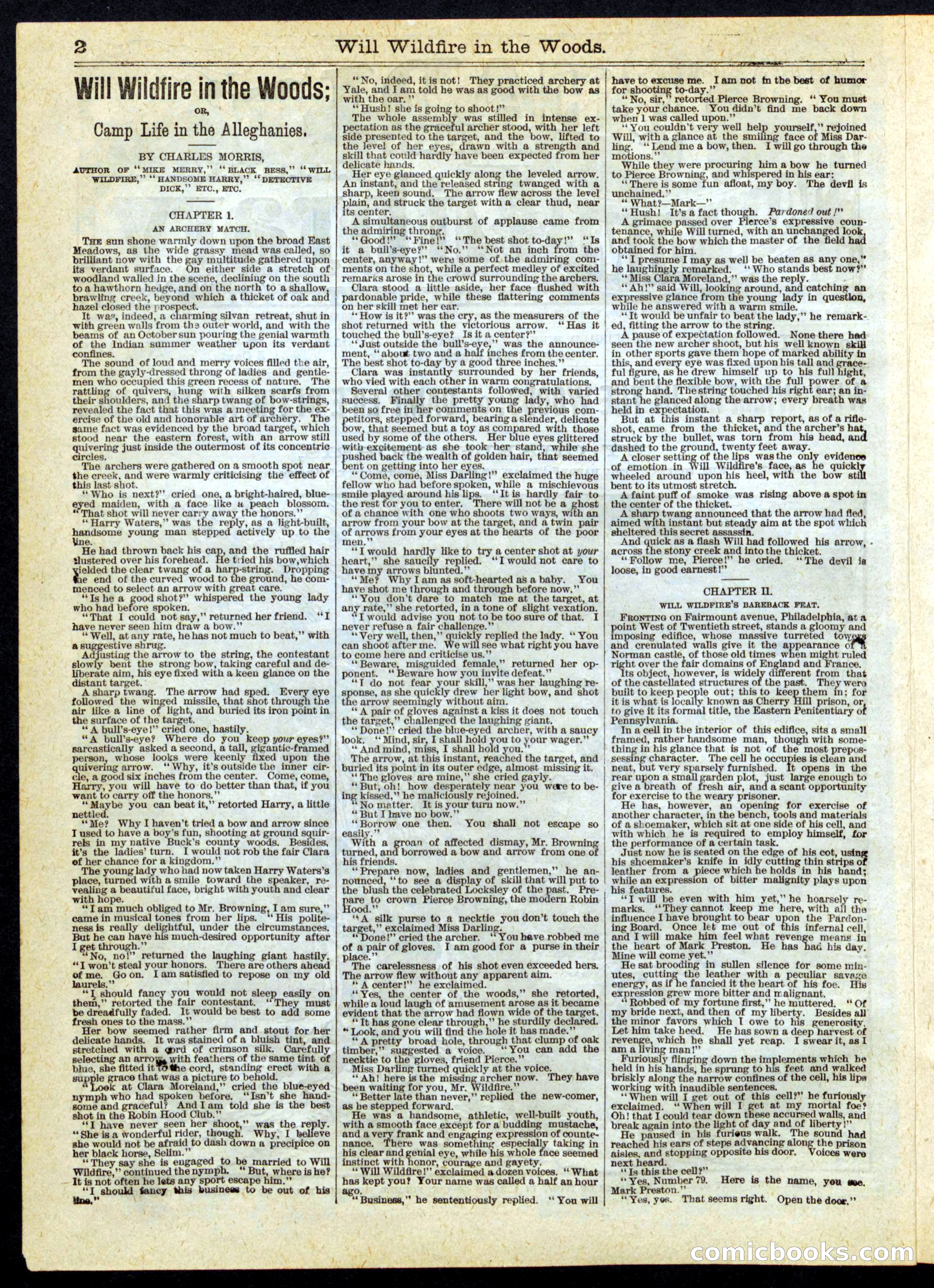 Beadle's Half Dime Library No. 162 — page 2 of 16
