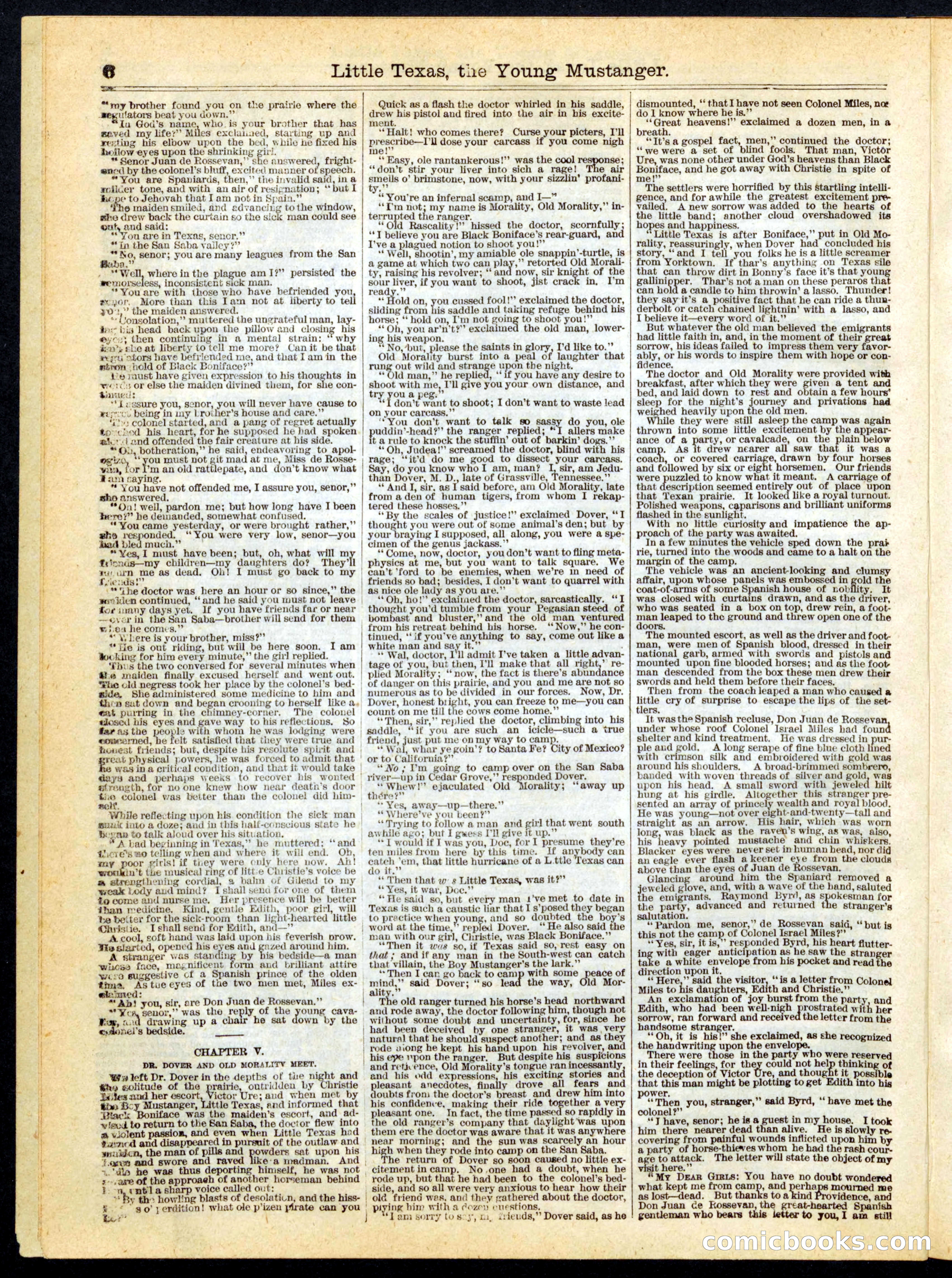 Beadle's Half Dime Library No. 163 — page 6 of 24