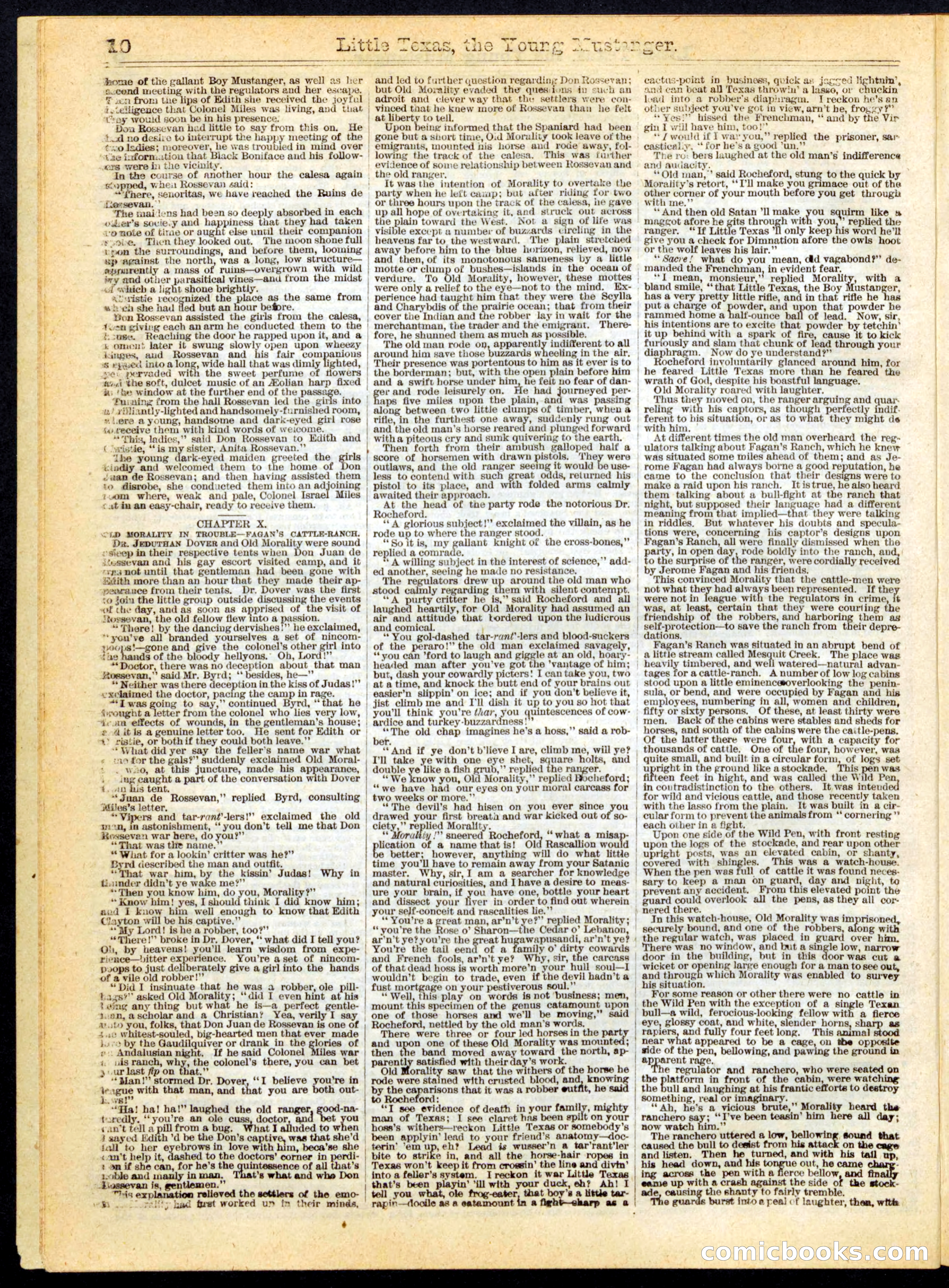 Beadle's Half Dime Library No. 163 — page 10 of 24