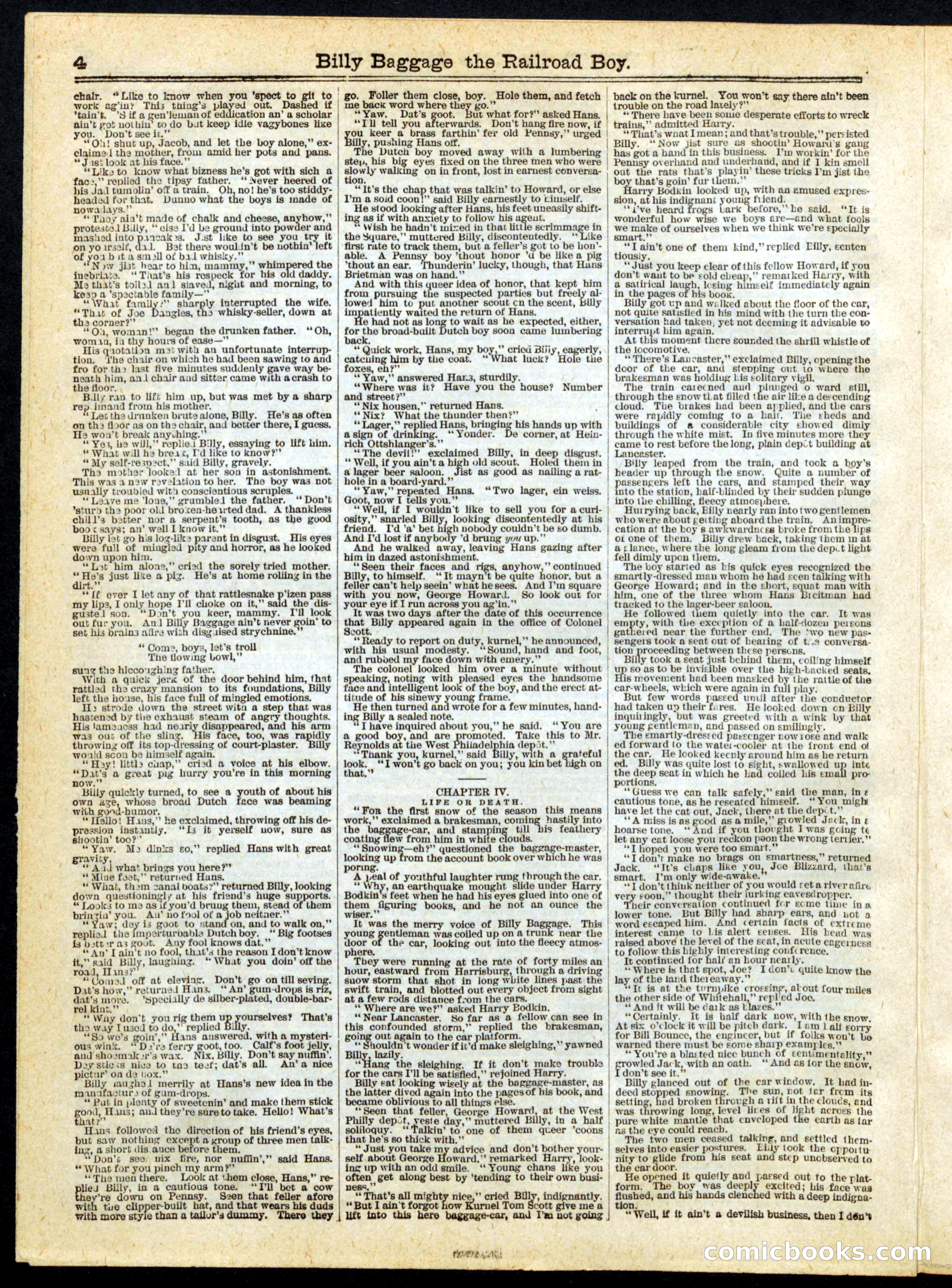 Beadle's Half Dime Library No. 165 — page 4 of 24